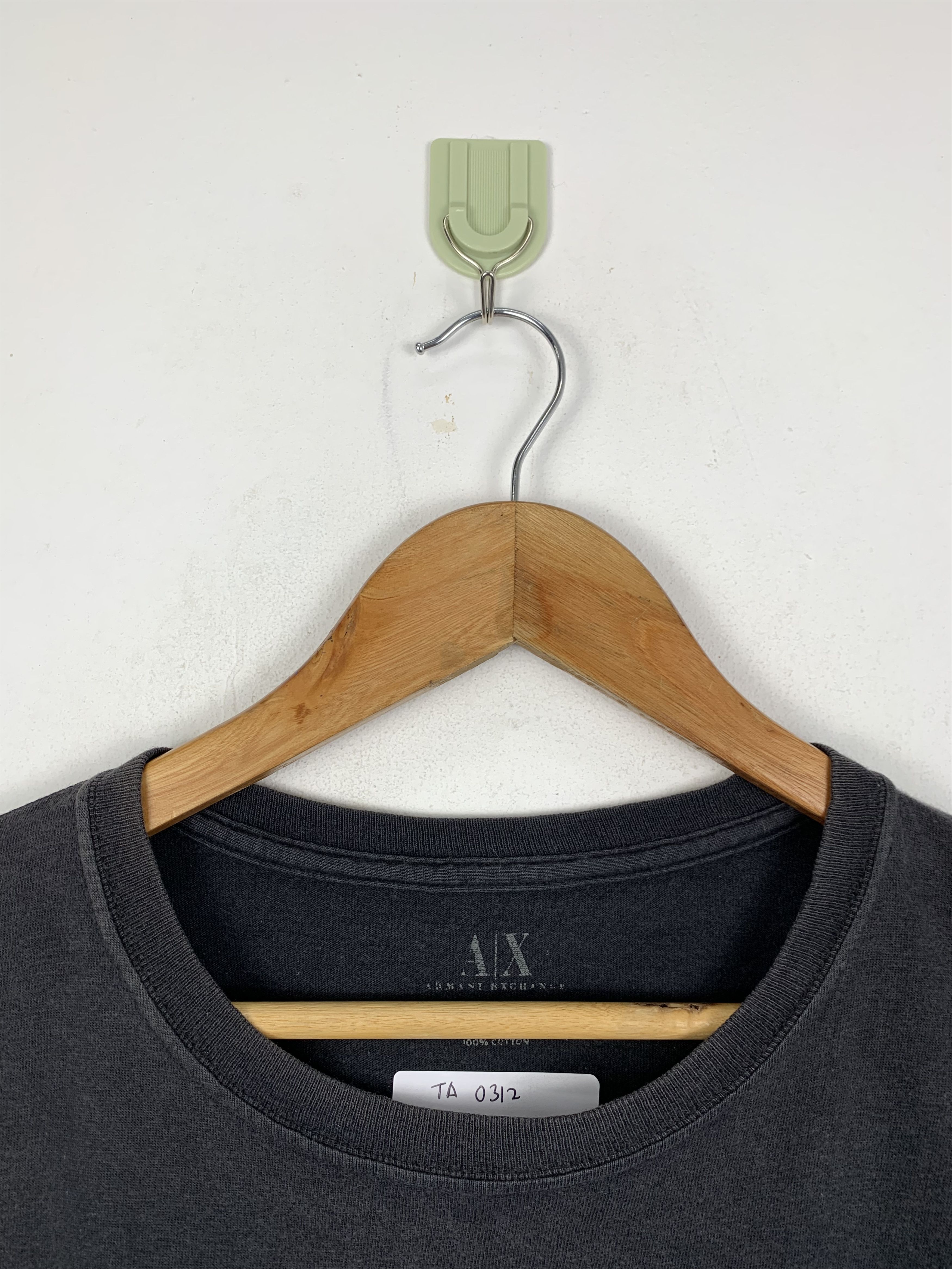 Armani Exchange × Vintage Armani Exchange Spellout Big Logo Tee TA0312 Size US M / EU 48-50 / 2 - 9 Thumbnail