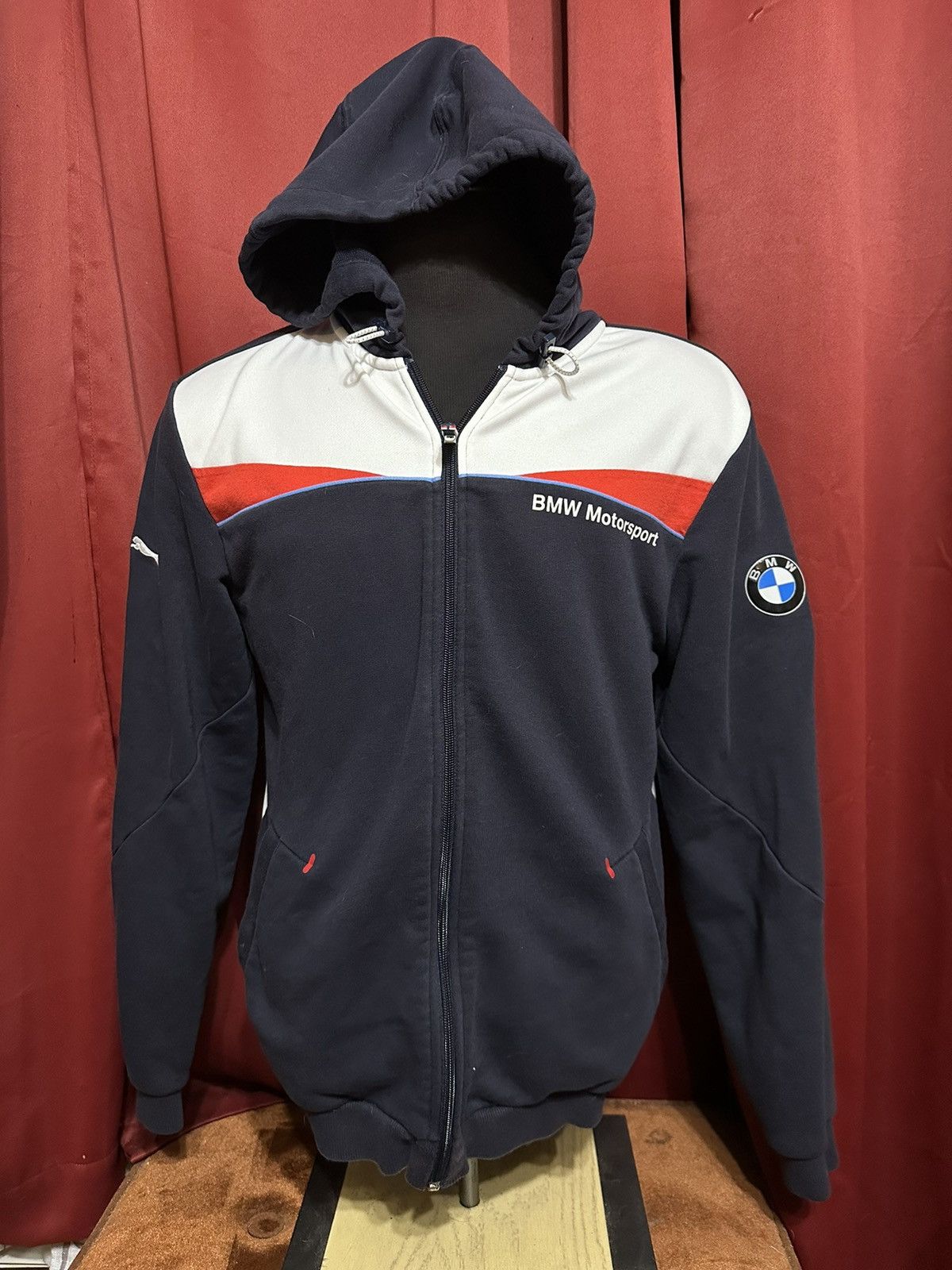 BMW × Grailed × Puma Puma x BMW Zip Up Hoodie F1 Racing Streetwear Grail Size US M / EU 48-50 / 2 - 1 Thumbnail