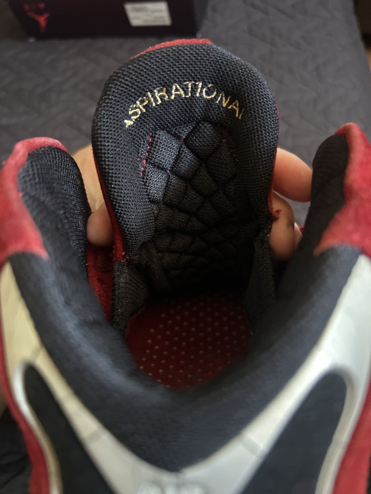 Jordan Brand Jordan 21 red suede Size US 11 / EU 44 - 9 Thumbnail