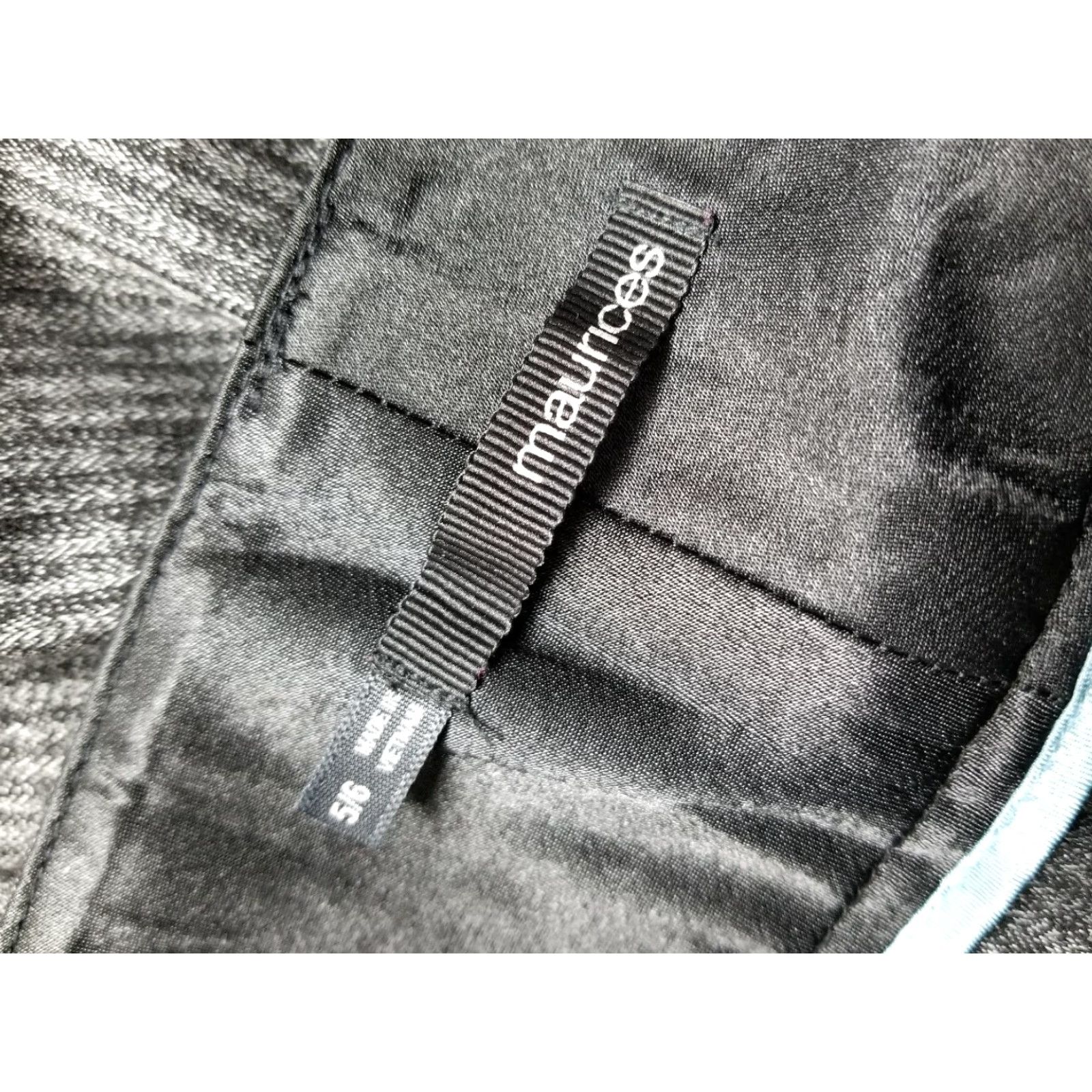 Vintage Maurices Grey and Black Stripped Trousers Pants Sz 5/6 Dress Pants Career Work Professional Womens Size 27" / US 4 / IT 40 - 5 Thumbnail
