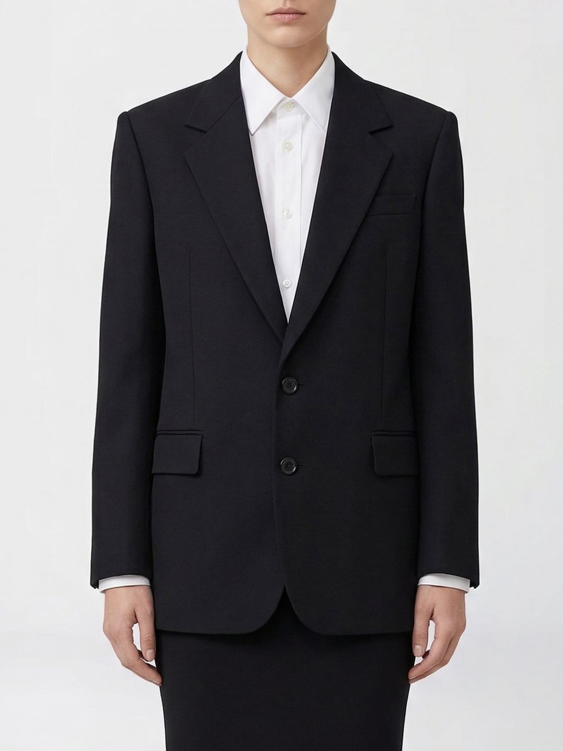 Saint Laurent Paris Saint Laurent Jacket Woman Marine Size XS / US 0-2 / IT 36-38 - 1 Thumbnail