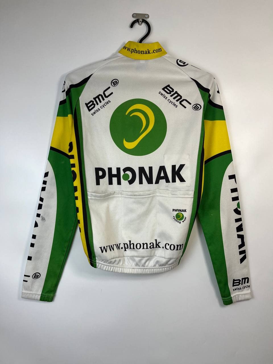 Gear for Sports PHONAK BMC Cycling Jersey Long Sleeve Swiss Design XS Size US XS / EU 42 / 0 - 8 Thumbnail