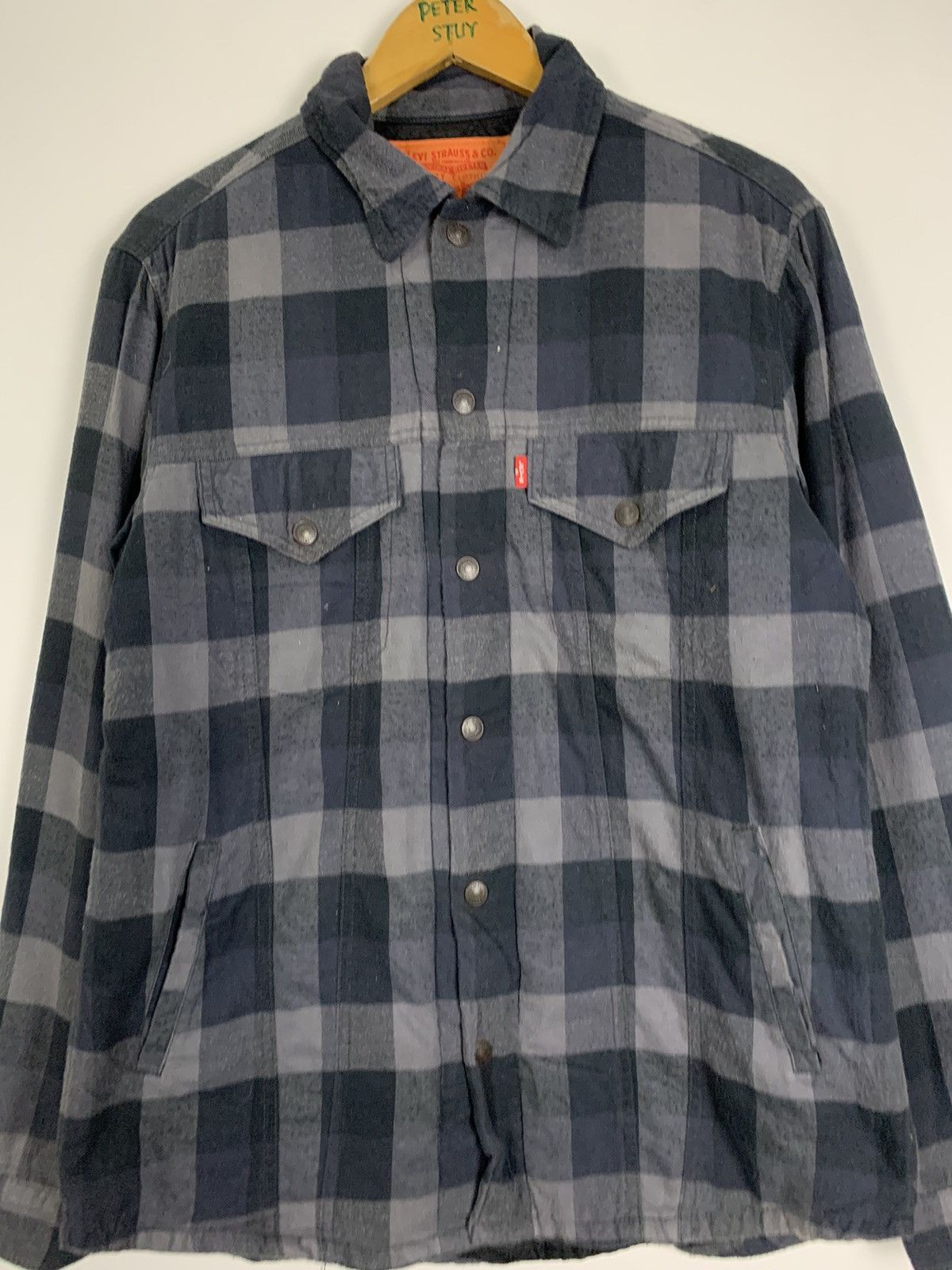 Flannel × Levi's × Vintage Vintage Levis flannel jacket Size US L / EU 52-54 / 3 - 2 Thumbnail