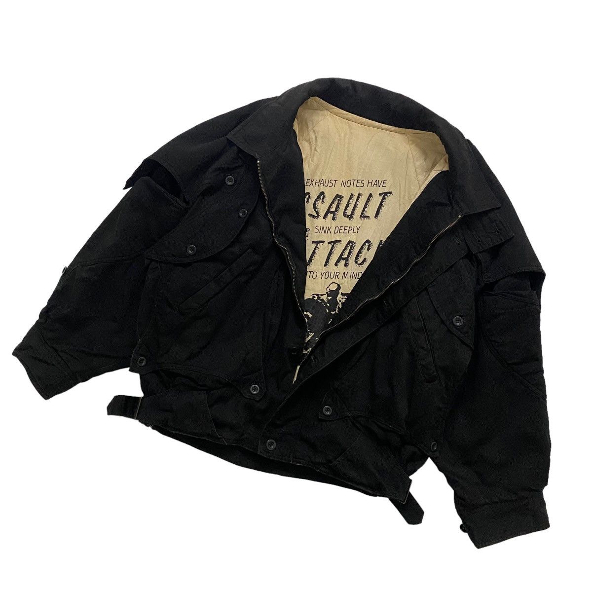 Japanese Brand × Vintage ☀️Vintage Assault Attack bomber style racing jacket Size US L / EU 52-54 / 3 - 5 Thumbnail