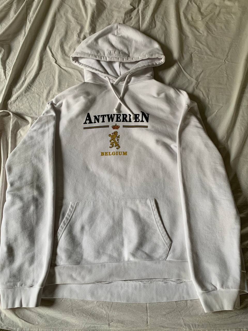 ま*ょ様 vetements 17aw Antwerp hoodie パーカー VETEMENTS Antwerpen black small hoody large not rick owens medium