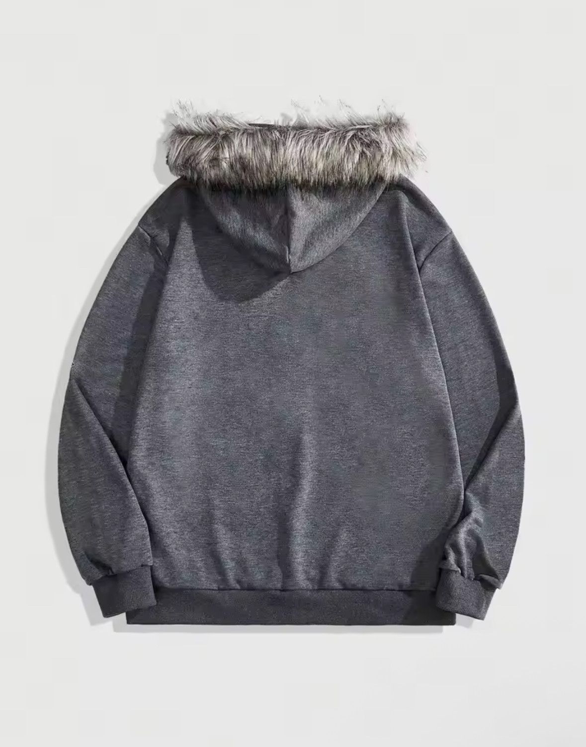 Other Fashion Punk Y2K Goth Grunge Gothic Cross Fur Hoodies Size US XL / EU 56 / 4 - 4 Thumbnail
