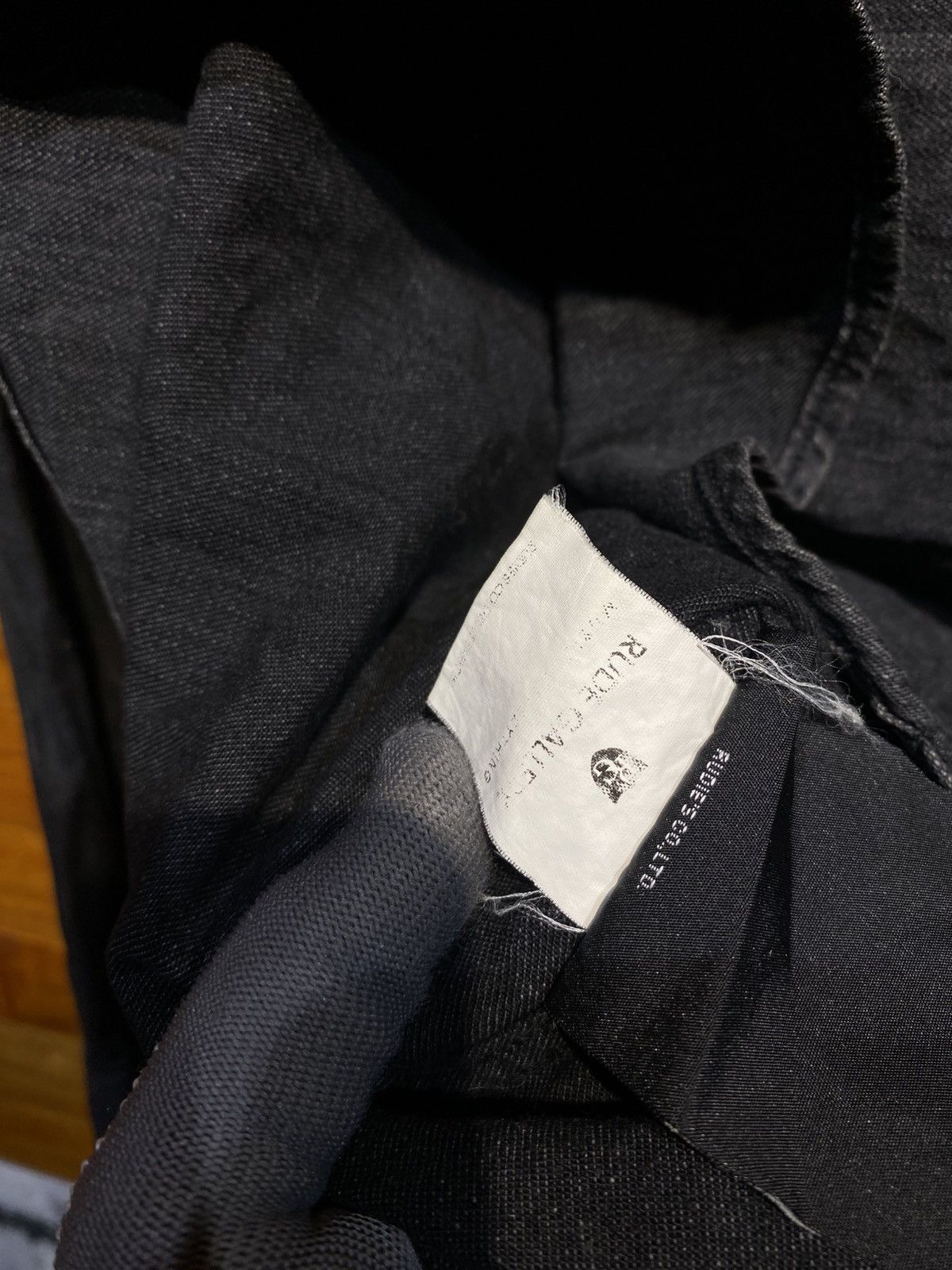 RUDE GALLERY Rude Gallery Japan Black Denim Western Shirt Casual Workwear Size US S / EU 44-46 / 1 - 15 Thumbnail