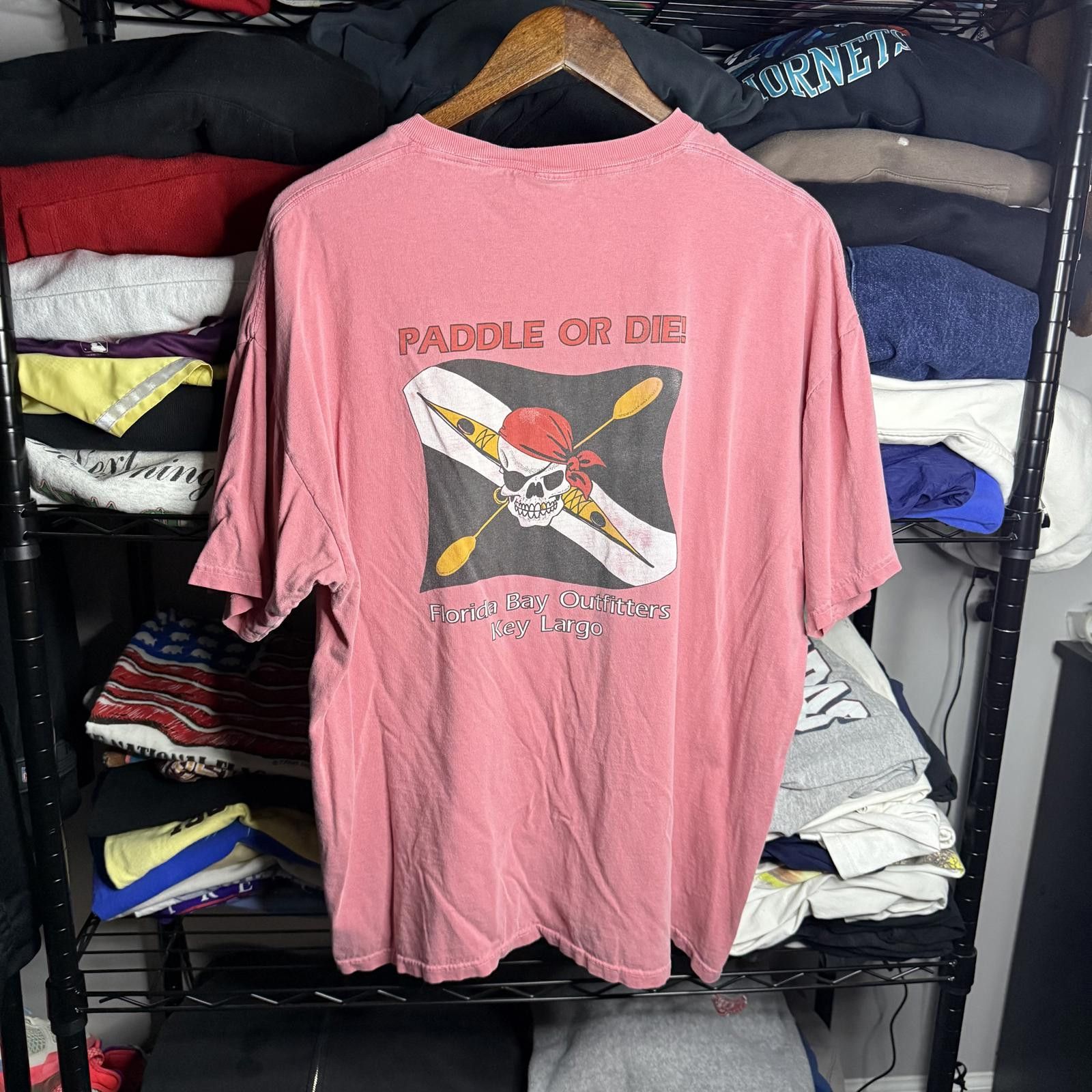 Designer Vintage 'Paddle or Die' T-Shirt Size US XL / EU 56 / 4 - 1 Thumbnail