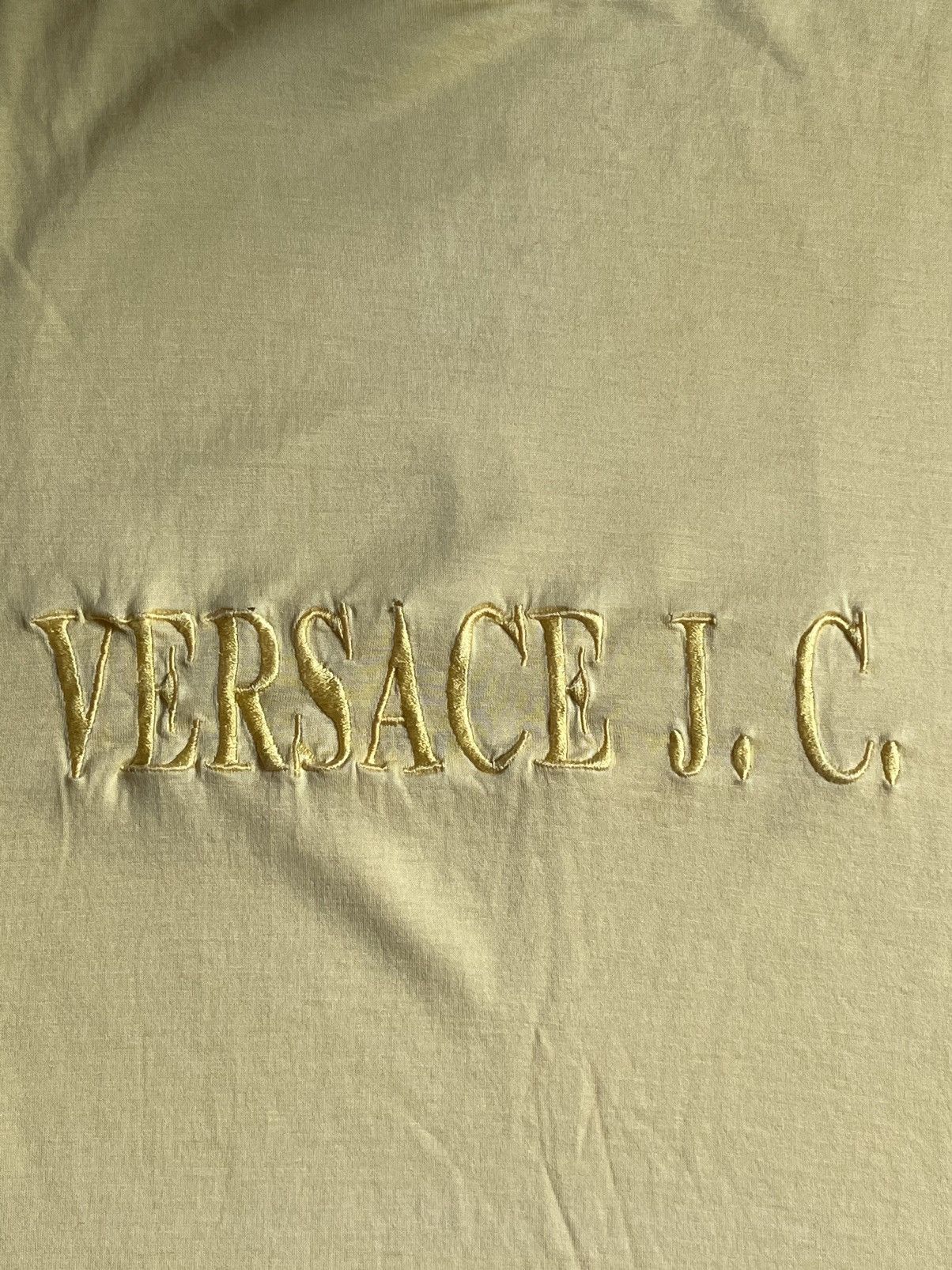 Versace × Versace Jeans Couture × Vintage Vintage Versace Jeans Couture 90’s T-Shirt Center Logo Rare Size US L / EU 52-54 / 3 - 4 Thumbnail