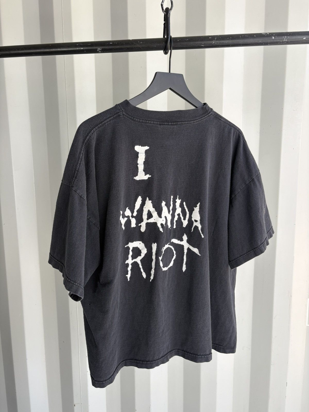 Band Tees Vintage Rancid I Wanna Riot Thrashed Distressed Shirt Grunge Size US XXL / EU 58 / 5 - 2 Thumbnail
