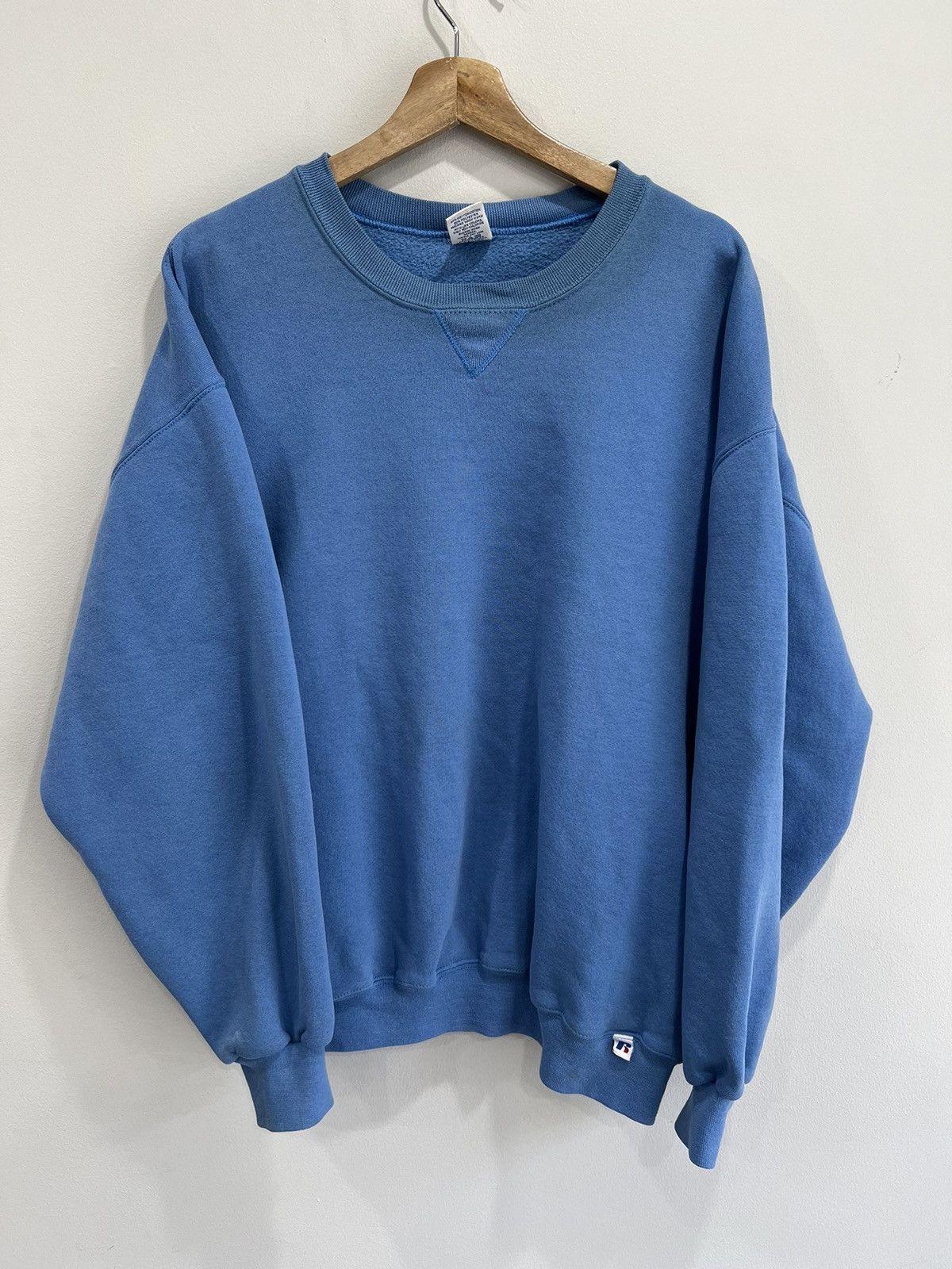 Russell Athletic × Vintage Vintage Russell Athletic Blank Sweater Sweatshirt Size US XL / EU 56 / 4 - 1 Thumbnail