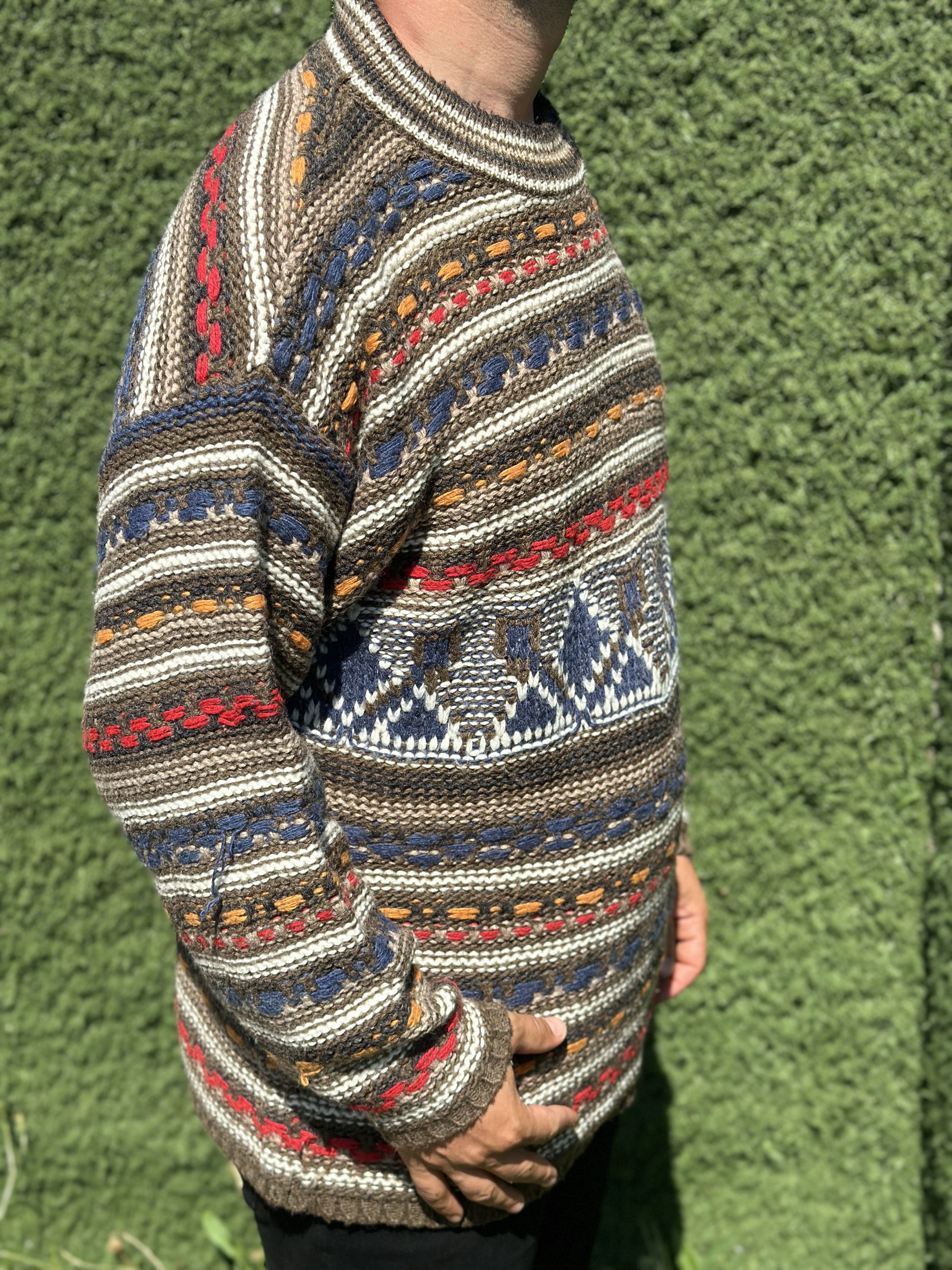 Missoni Vintage 1993 Missoni Sport Rainbow Pullover Cosby Size XL Size US XL / EU 56 / 4 - 9 Thumbnail