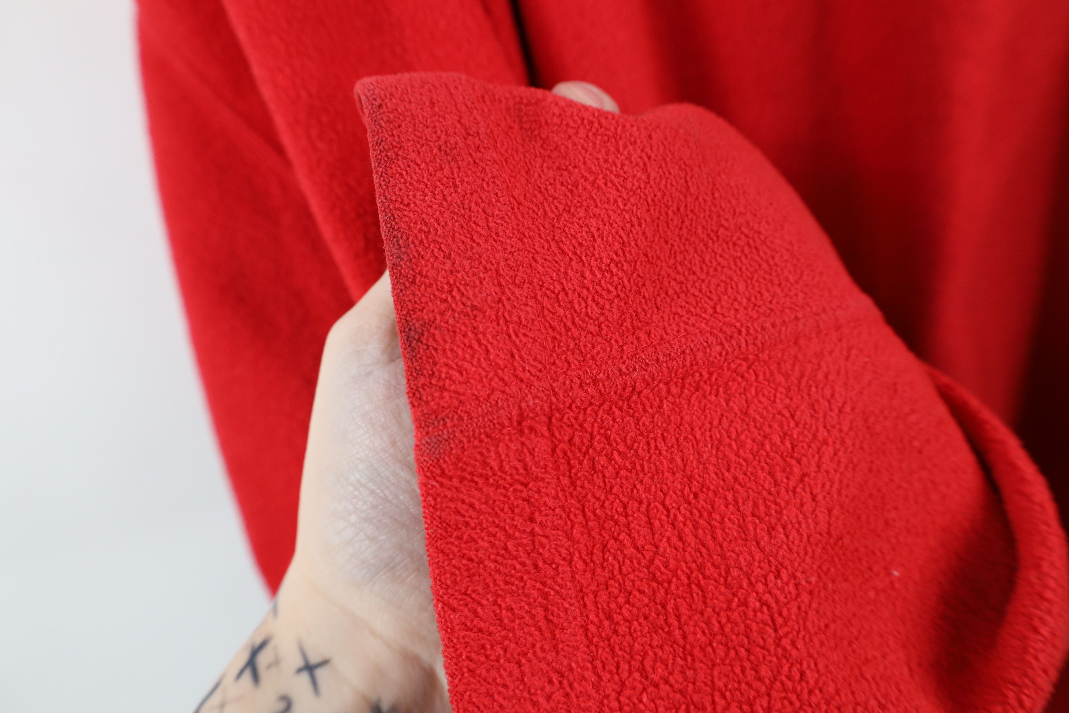 Vintage Vintage 90s University of Nebraska Fleece Sweatshirt Red Size US XXL / EU 58 / 5 - 9 Thumbnail