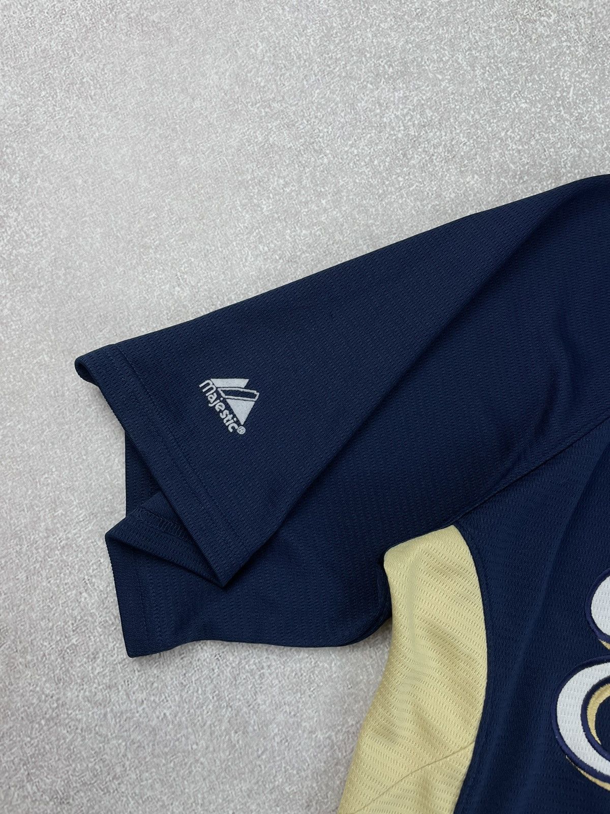 MLB × Majestic Vintage Majestic Milwaukee Brewers Baseball Jersey Shirt Size US L / EU 52-54 / 3 - 8 Thumbnail
