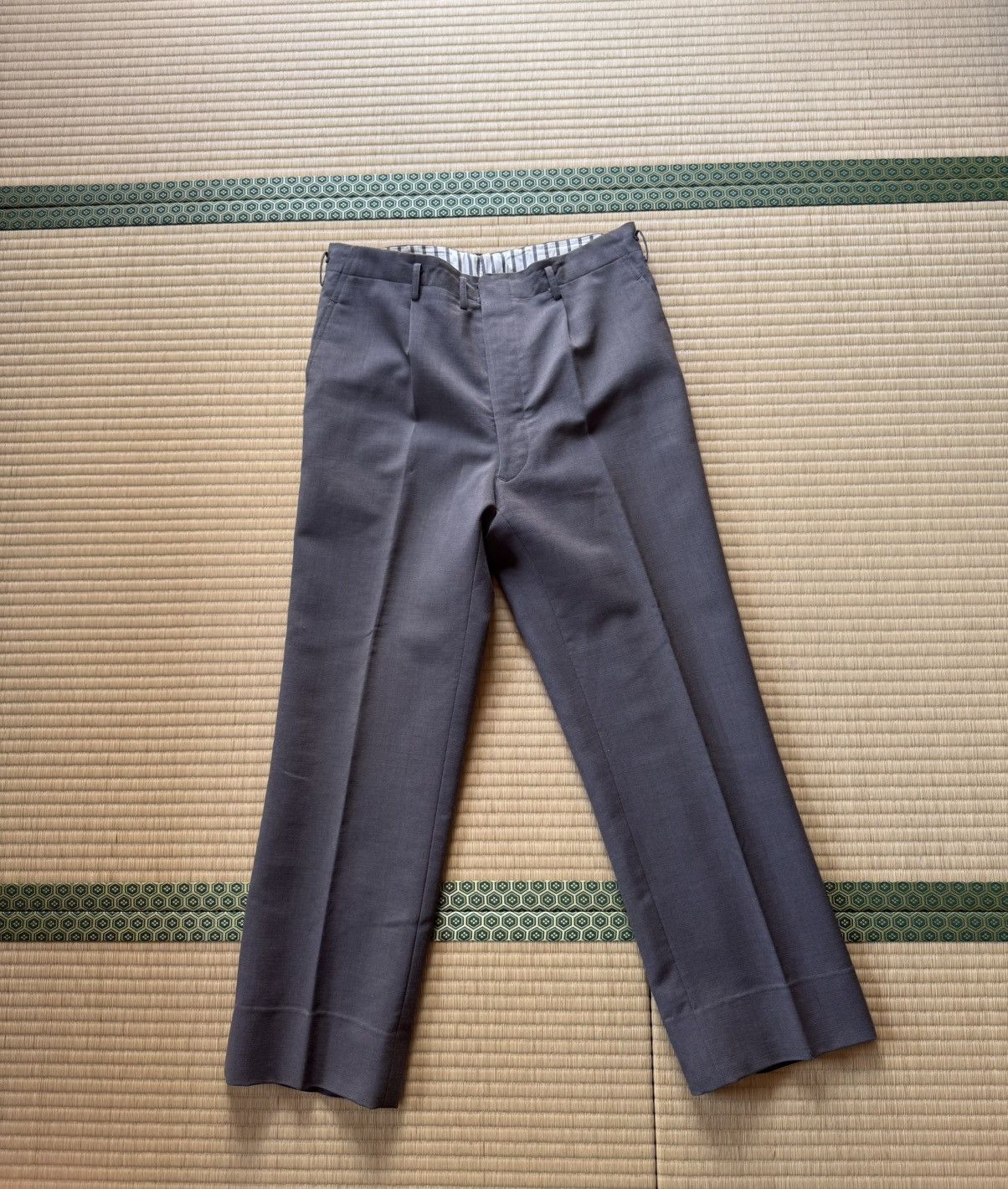 Other Spring&Summer Vintage Japanese Slacks – Luxe Wool & Mohair Size US 32 / EU 48 - 1 Thumbnail