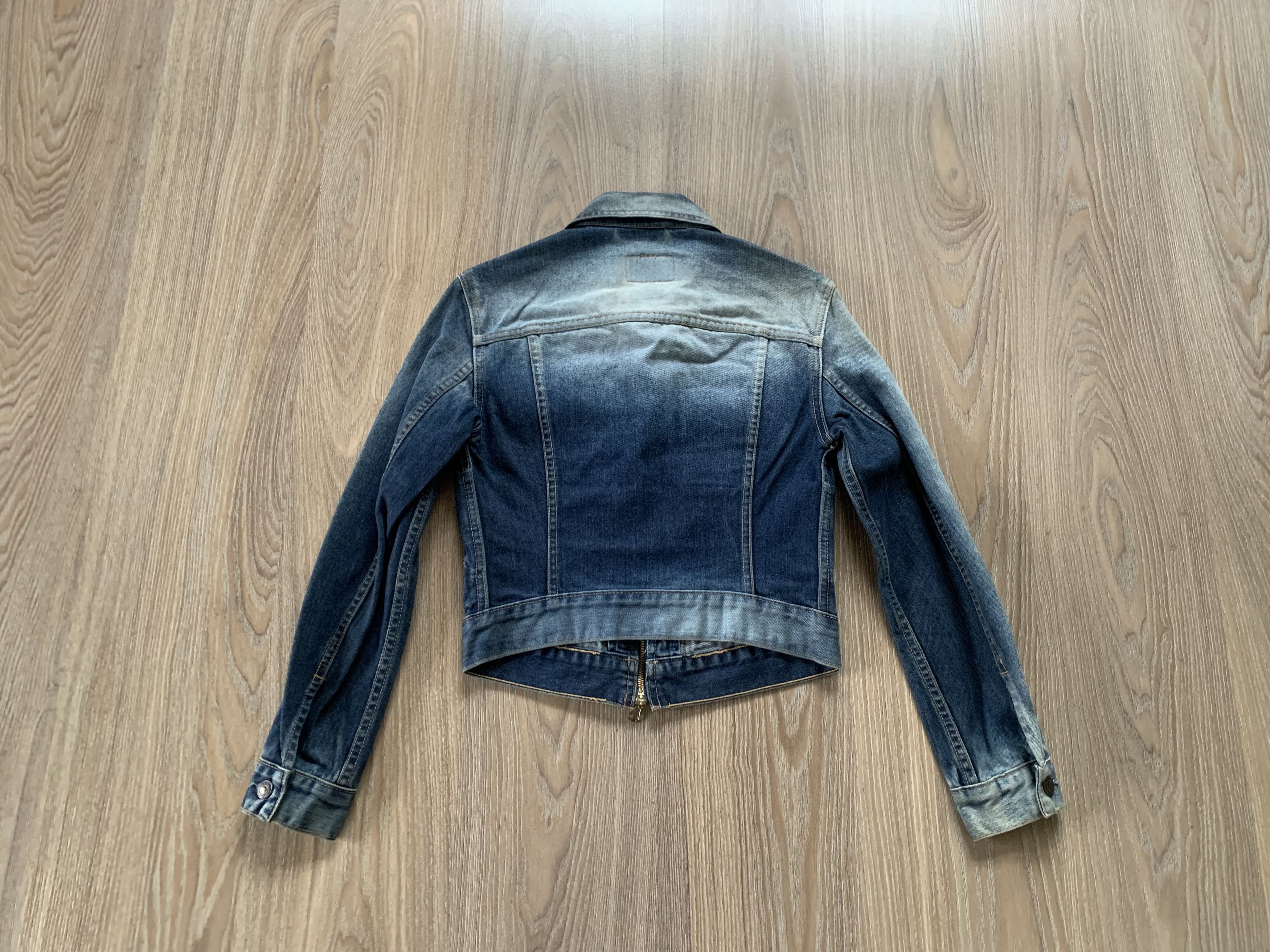 Levi's Vintage Womens Levi’s Denim Zip Jacket Size S / US 4 / IT 40 - 3 Thumbnail