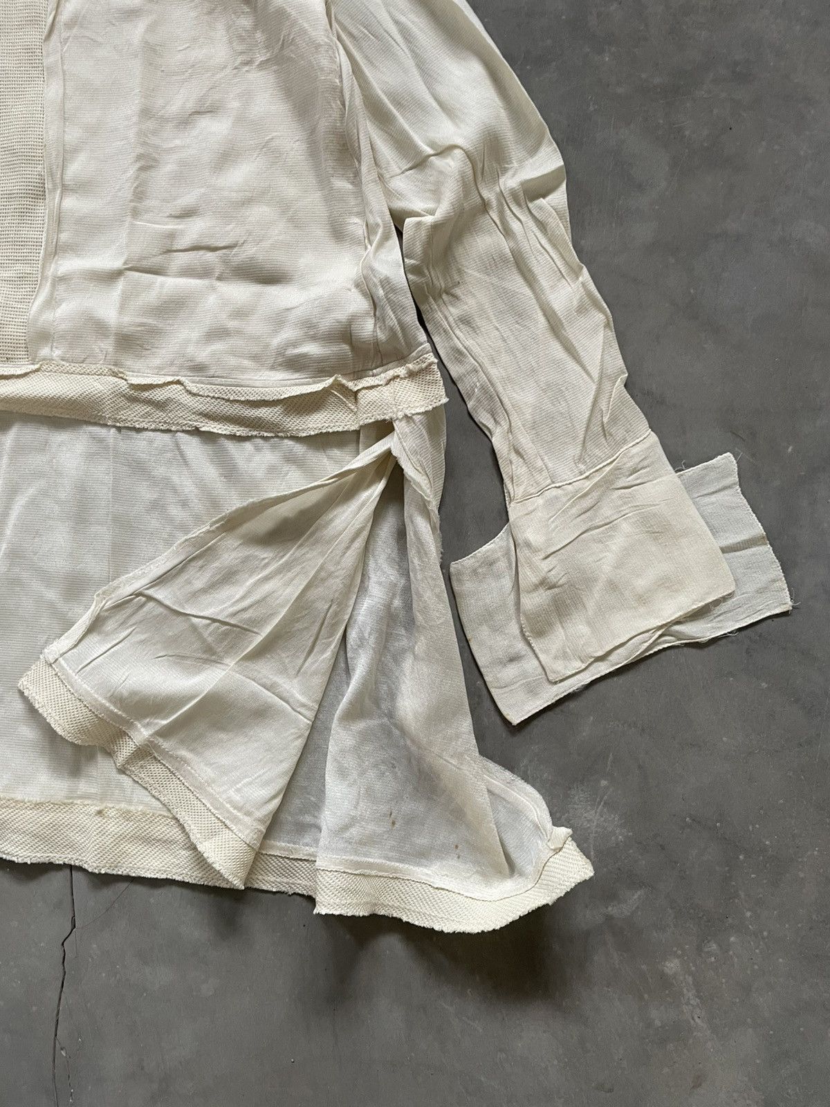 Lanvin Rare Archive Lanvin Avant-Garde Layered Raw-Edge Longsleeve Size M / US 6-8 / IT 42-44 - 9 Thumbnail