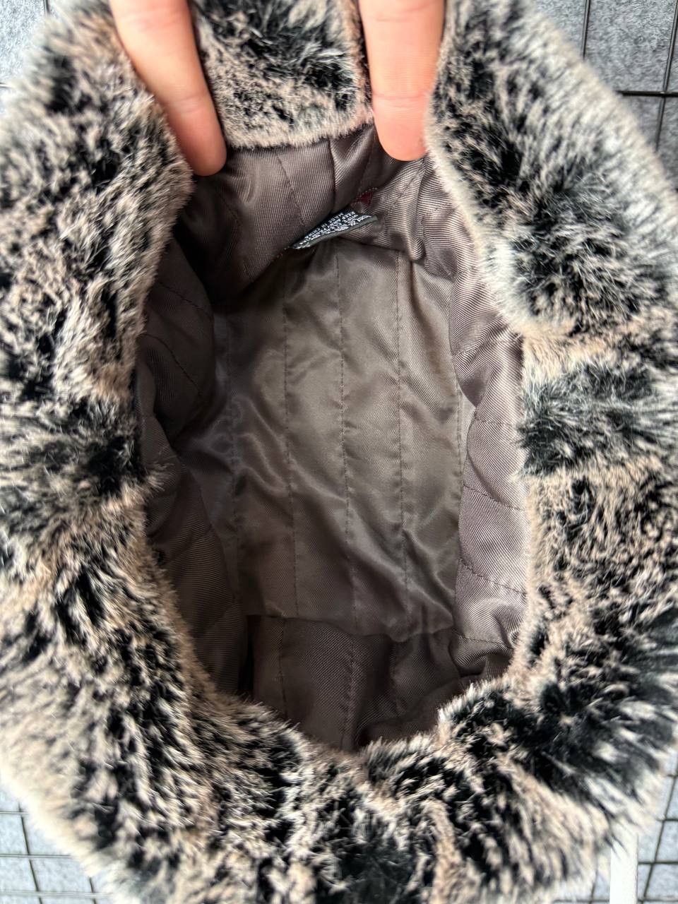 Designer Hawkins tweed bucket hat fur faux size 57cm japanese Size ONE SIZE - 3 Thumbnail