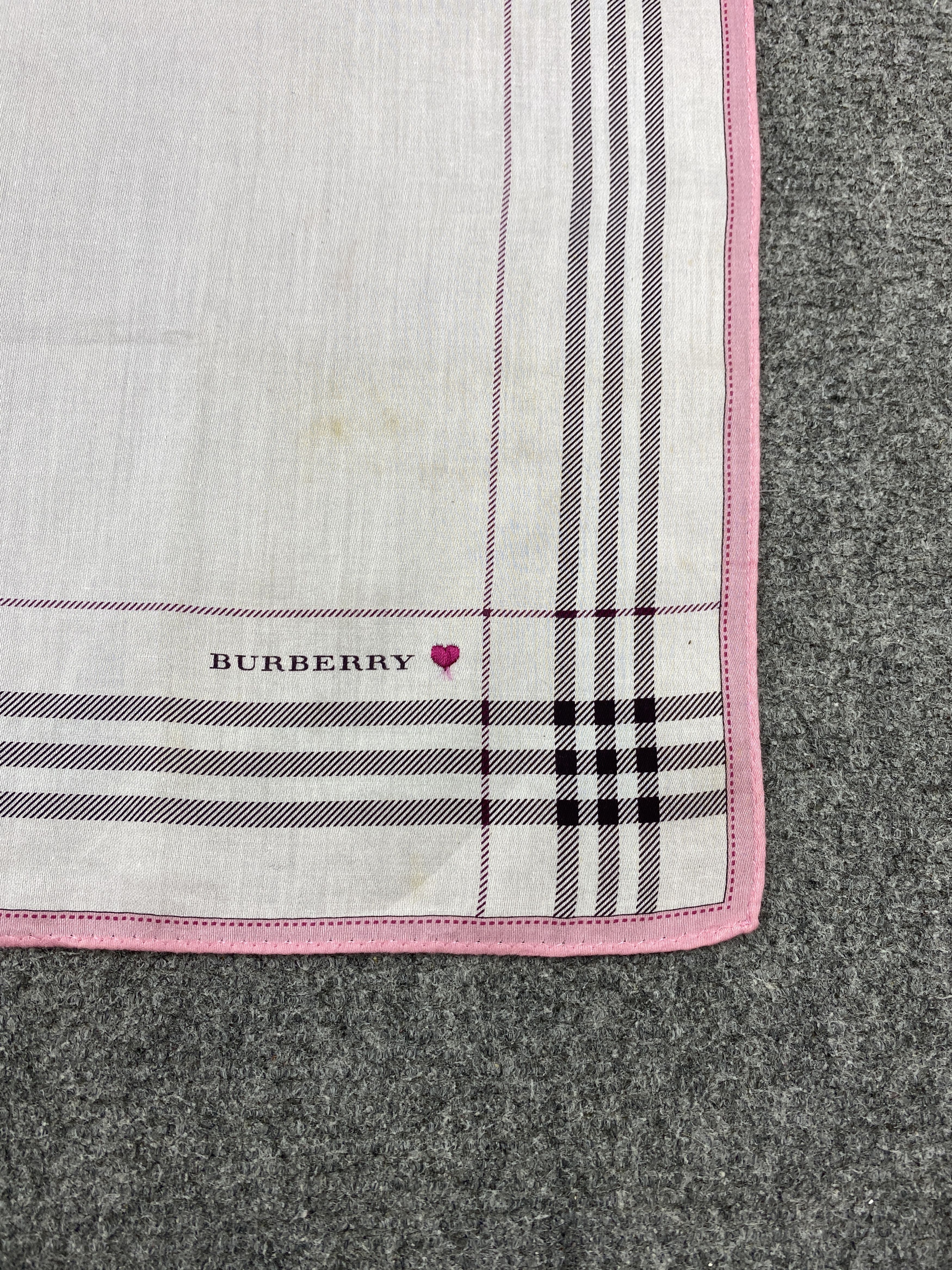 Burberry Vintage Burberry Handkerchief / Neckerchief HKC1160 Size ONE SIZE - 5 Thumbnail
