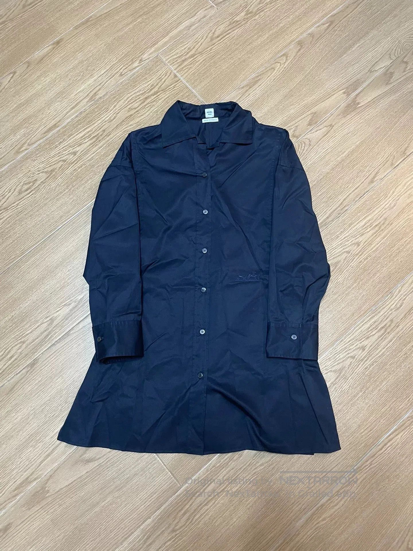 Hermes Hermes Black Shirt Dress. Size US 36 / EU 52 - 1 Thumbnail
