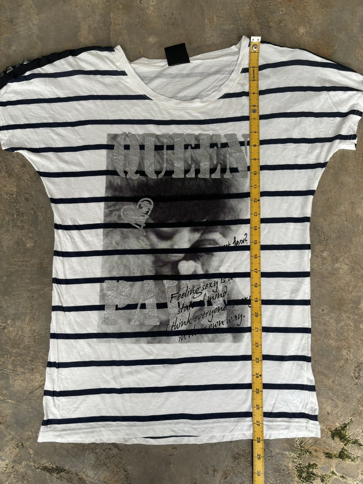 Hysteric Glamour Y2k Pendora Queen Stripe Opium Women Tshirt Size L / US 10 / IT 46 - 9 Thumbnail