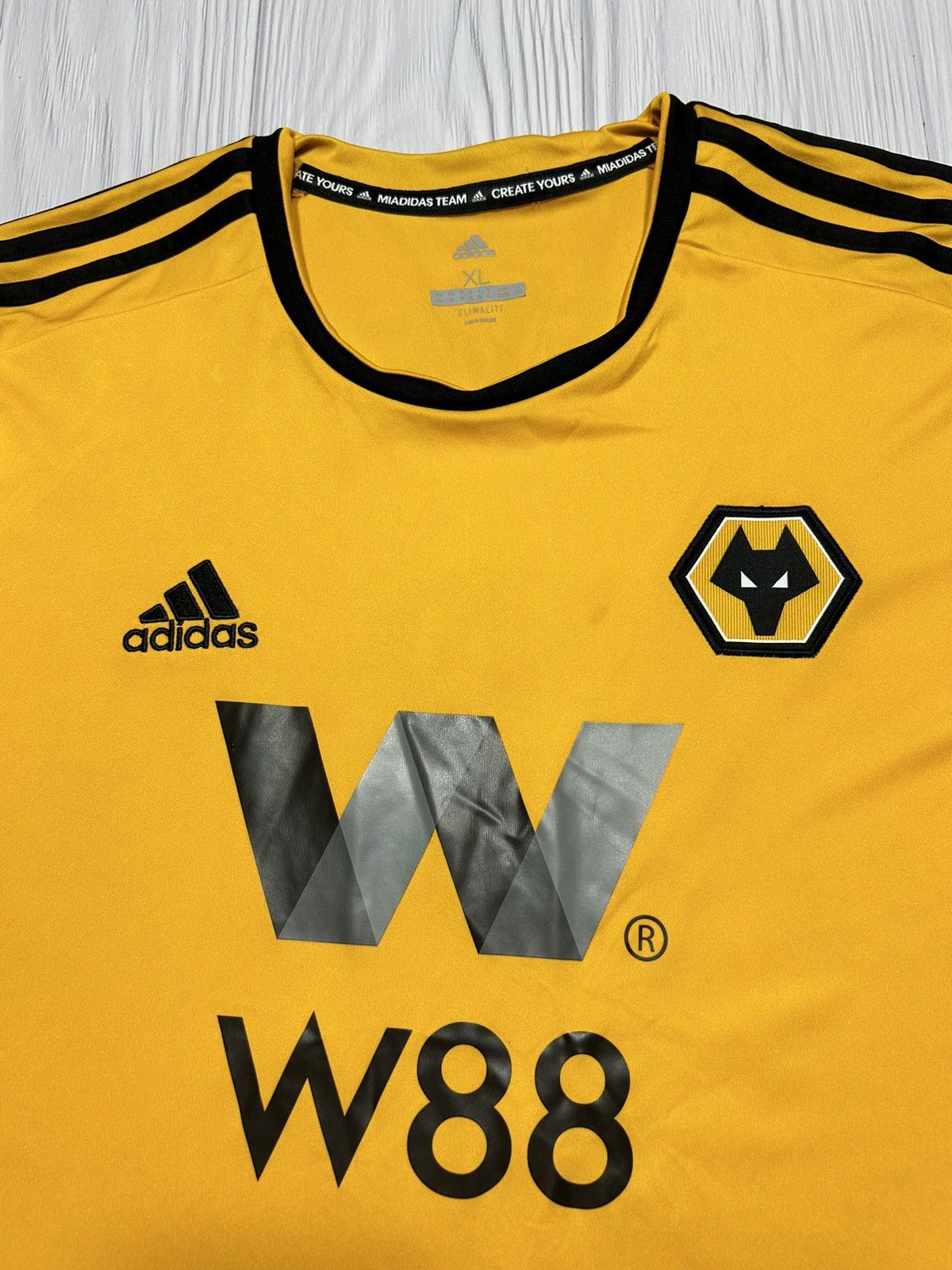 Adidas NEVES 8 Wolverhampton 2018/19 Adidas Soccer Jersey Size XL Size US XL / EU 56 / 4 - 10 Thumbnail