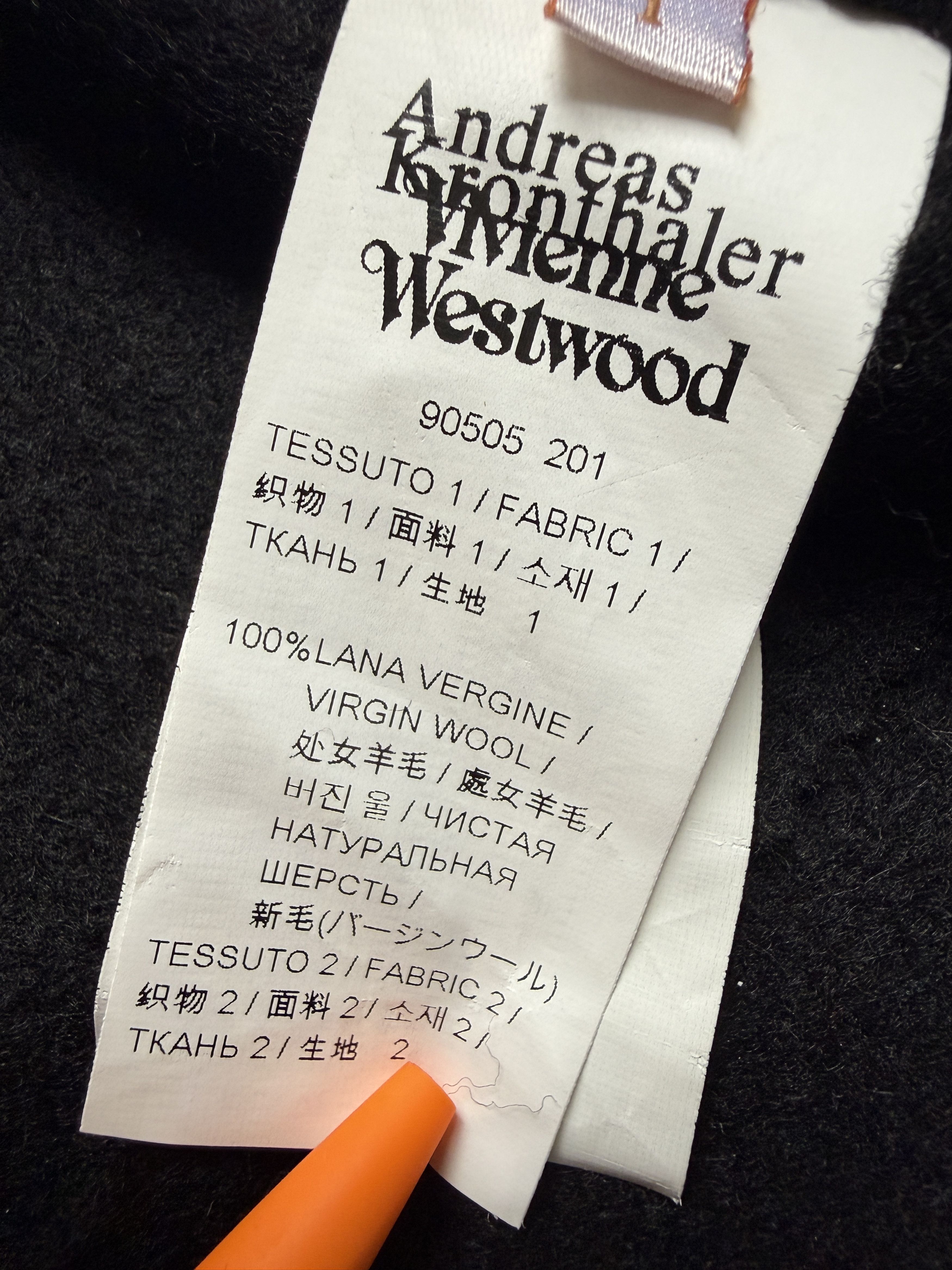 Vivienne Westwood Gold Label Rare 2017 Wool Handmade in India Jacket Size M / US 6-8 / IT 42-44 - 6 Thumbnail