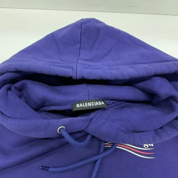 Balenciaga Balenciaga Balenciaga Logo Hoodie for Men in Dark Blue -25 Size US L / EU 52-54 / 3 - 6 Thumbnail