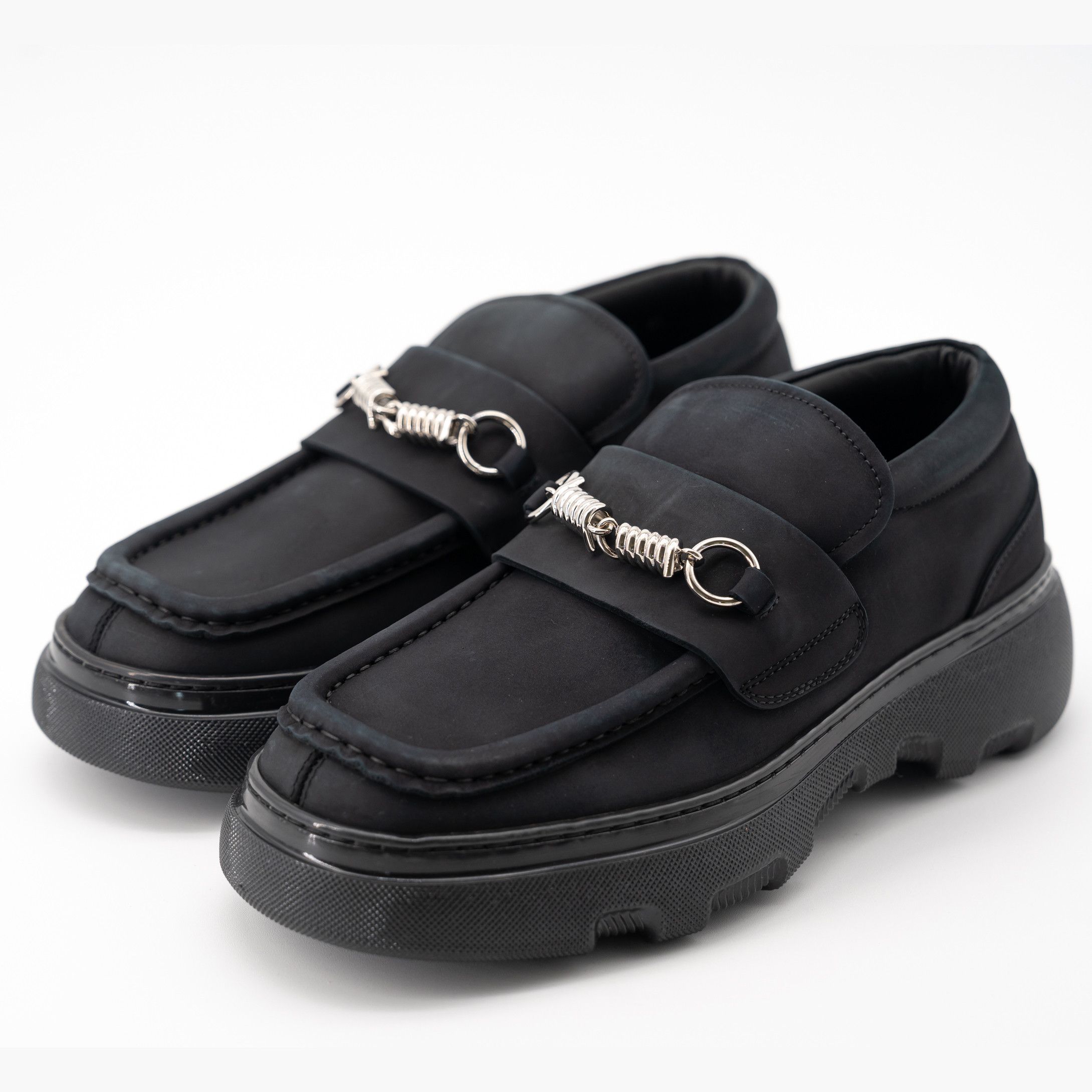 Burberry size 41 (8us) - Burberry Wire Creeper Black grey Clamp On Size US 8 / EU 41 - 1 Thumbnail