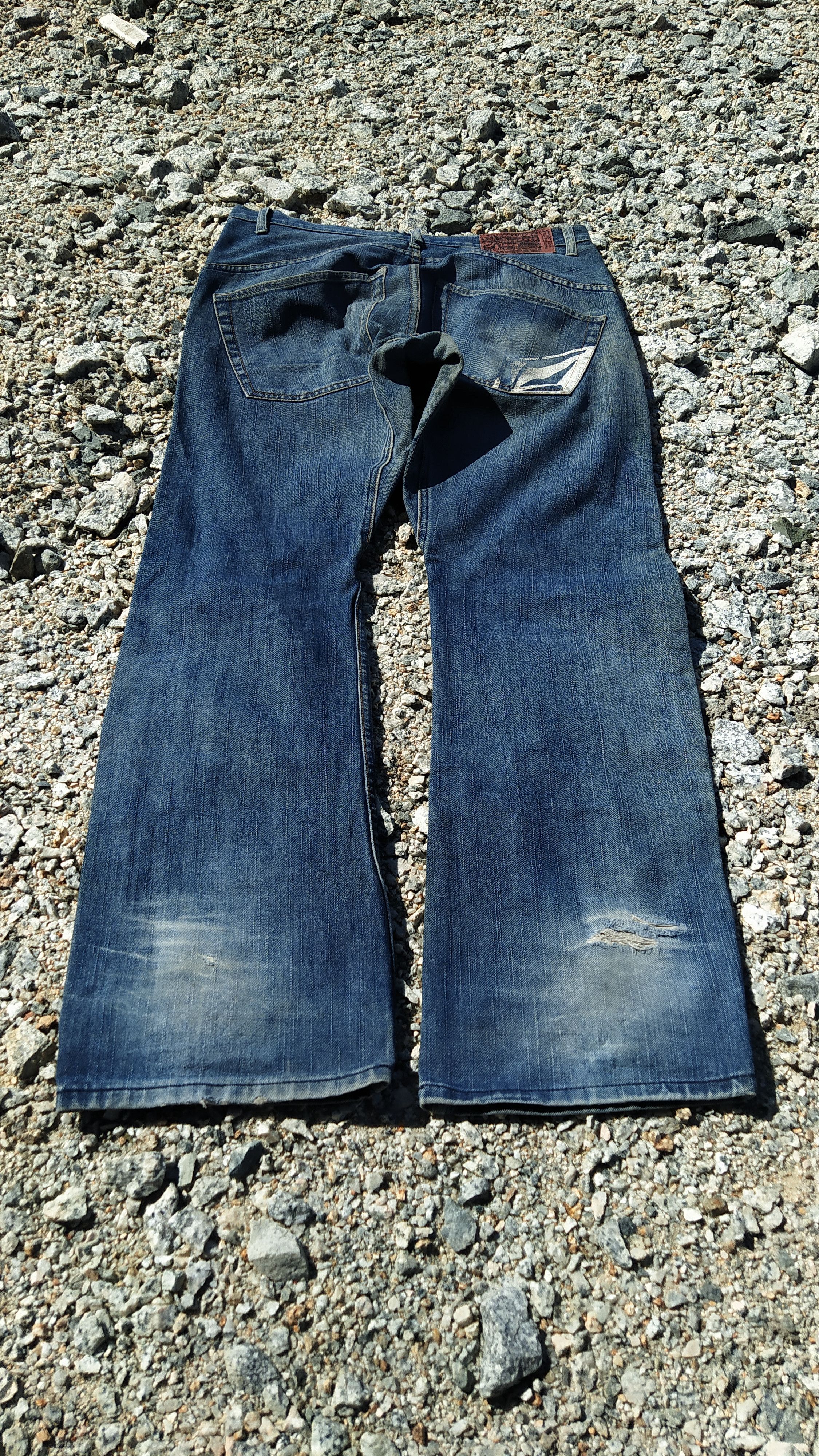 Jean Shop Volcom Baggy Cut Denim Vintage Size US 35 - 2 Thumbnail