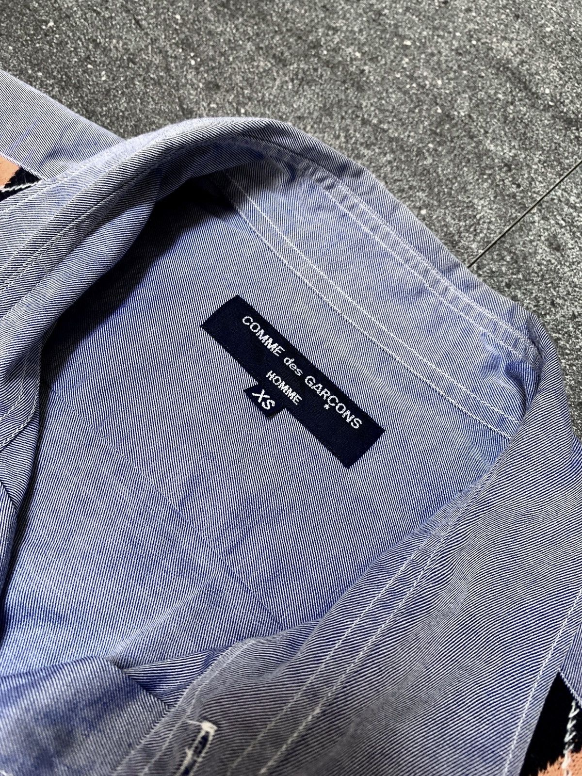 Comme des Garcons Homme AD2010 Argyle Layered Knit Vest Shirt - Small Size US S / EU 44-46 / 1 - 7 Thumbnail