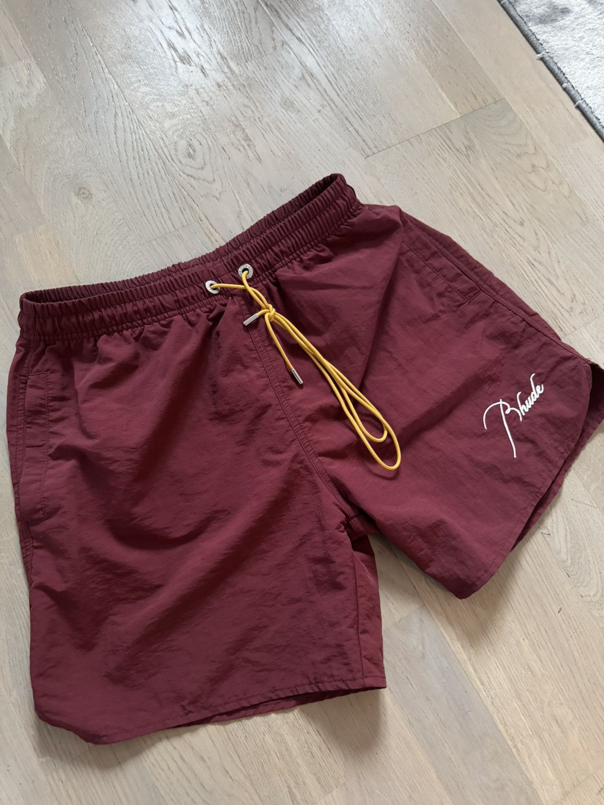Rhude RHUDE men swim shorts sizes in photos by tape measure Size US 32 / EU 48 - 2 Thumbnail