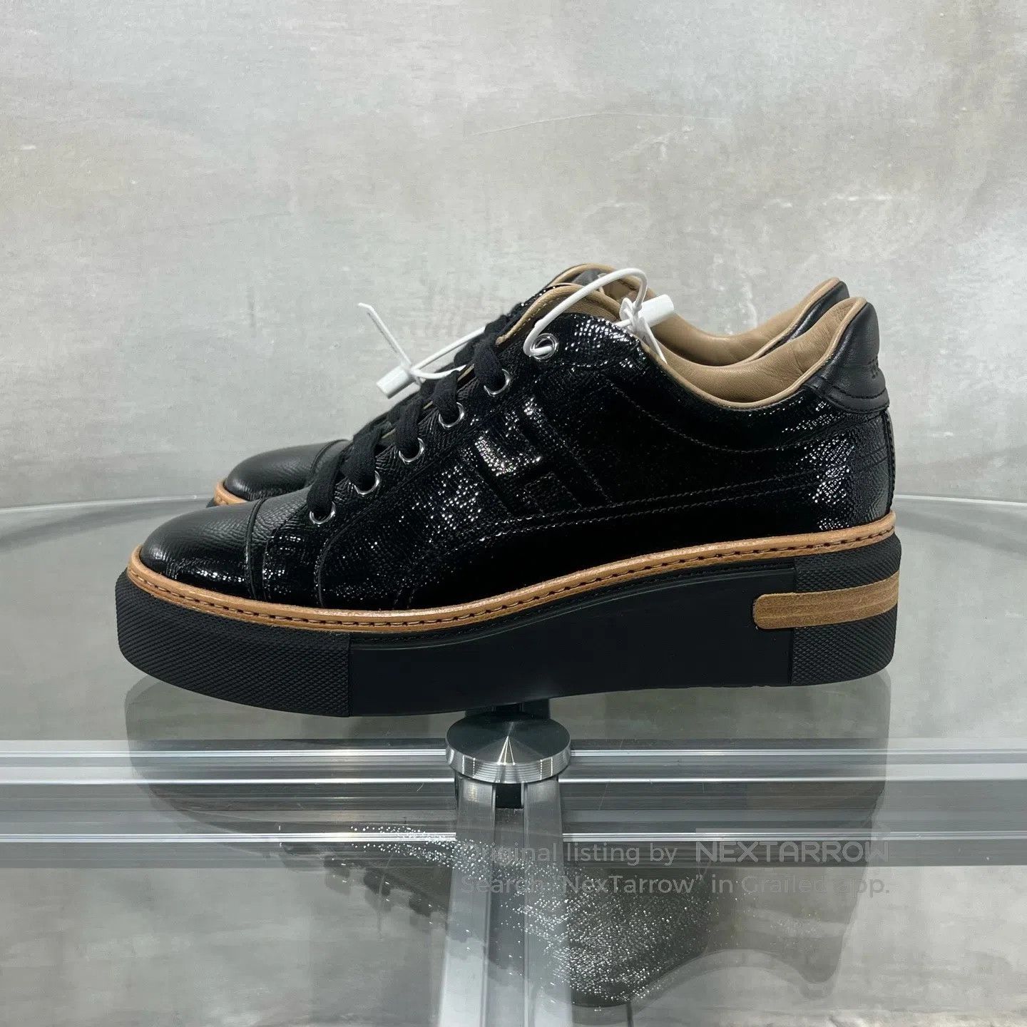 Hermes Hermes Black H thick-soled shoes Size US 6.5 / IT 36.5 - 3 Thumbnail