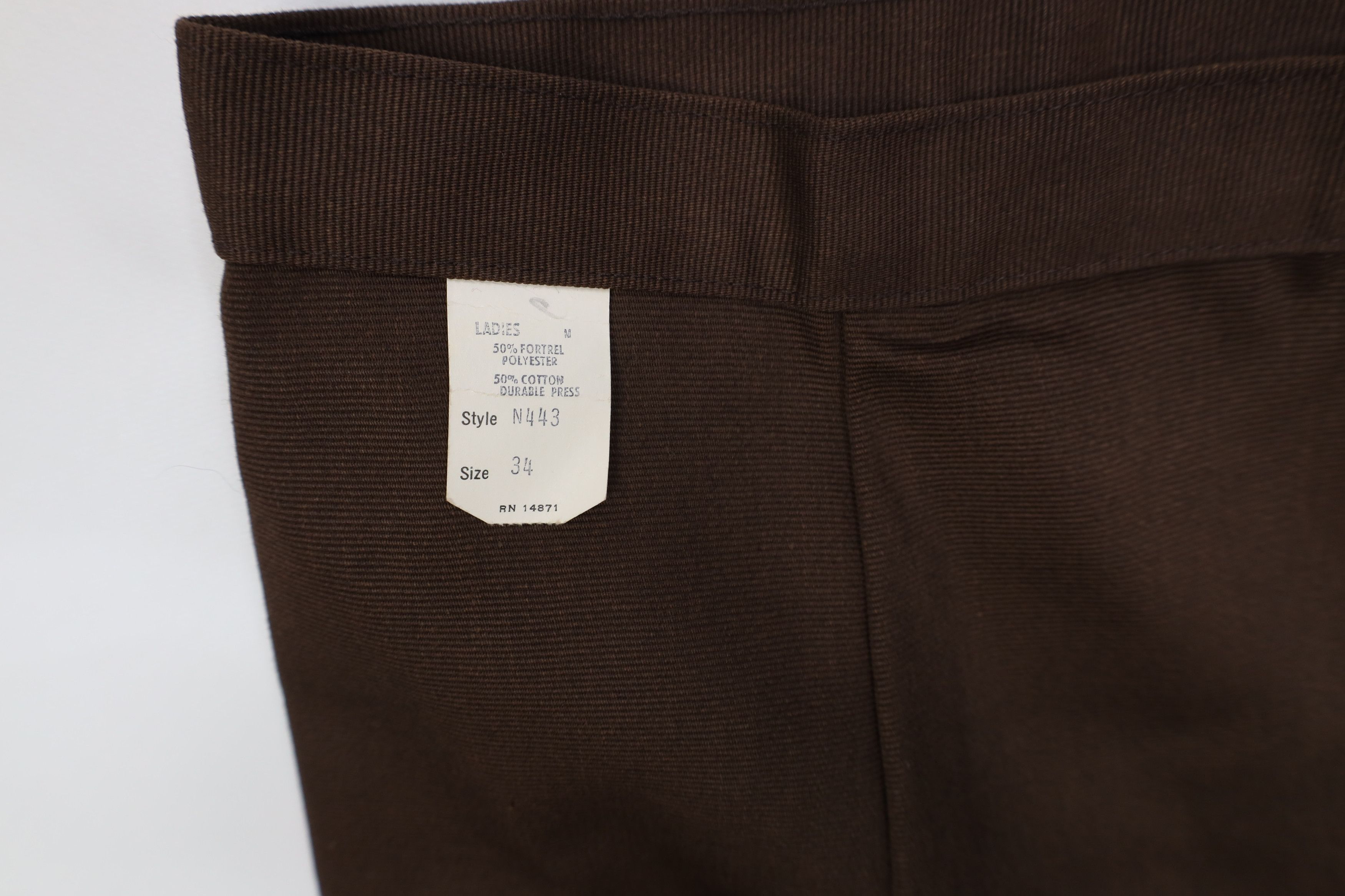 Vintage Deadstock Vintage 50s 60s Streetwear Chino Pants Brown USA Size 34" / US 12 / IT 48 - 6 Thumbnail