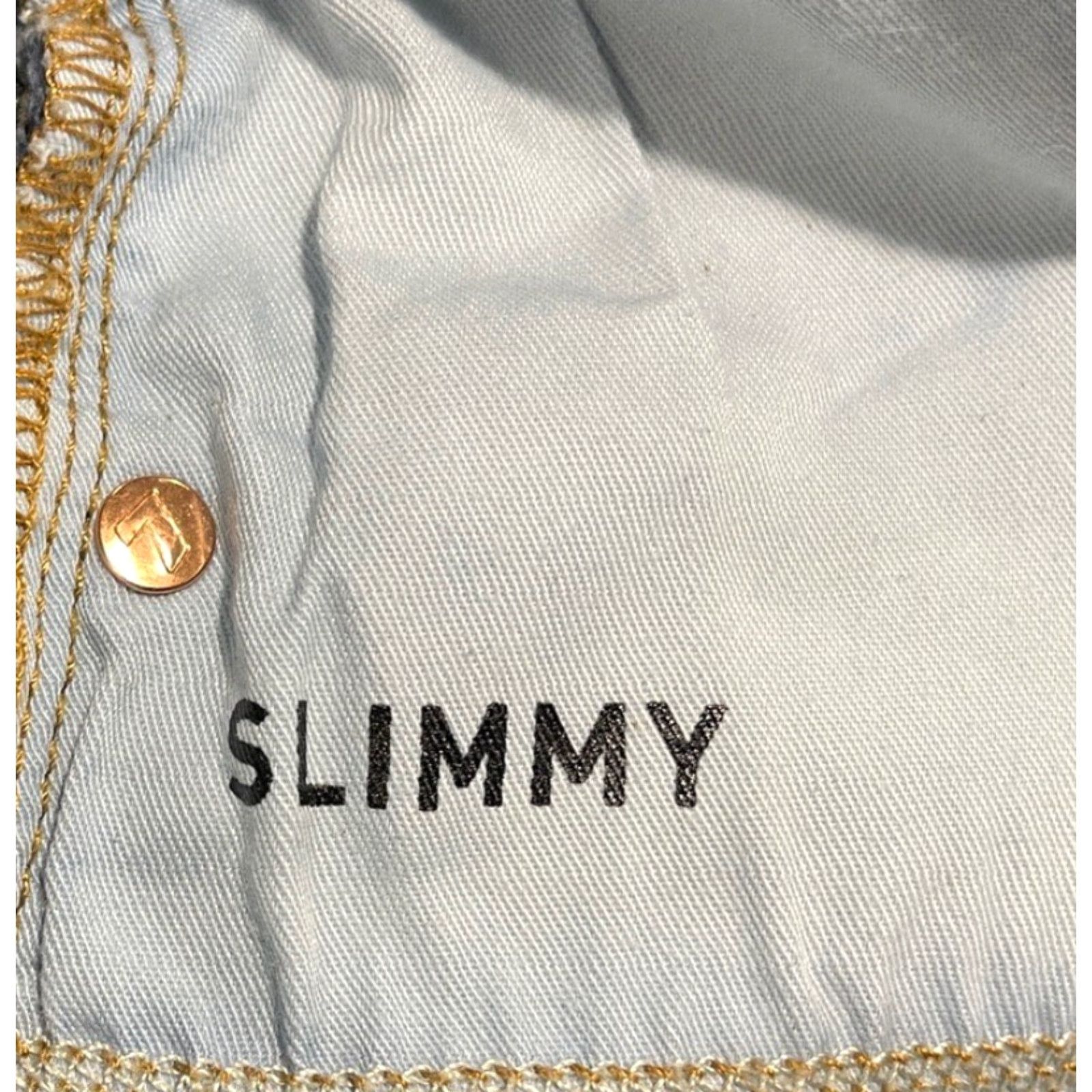 7 For All Mankind 7 For All Mankind Jeans Slimmy Stretch Denim 32x33 Dark Blue Men Regular Inseam 33 Blues Denim Jeans Mens Stretch Pattern Solid Size US 32 / EU 48 - 6 Thumbnail