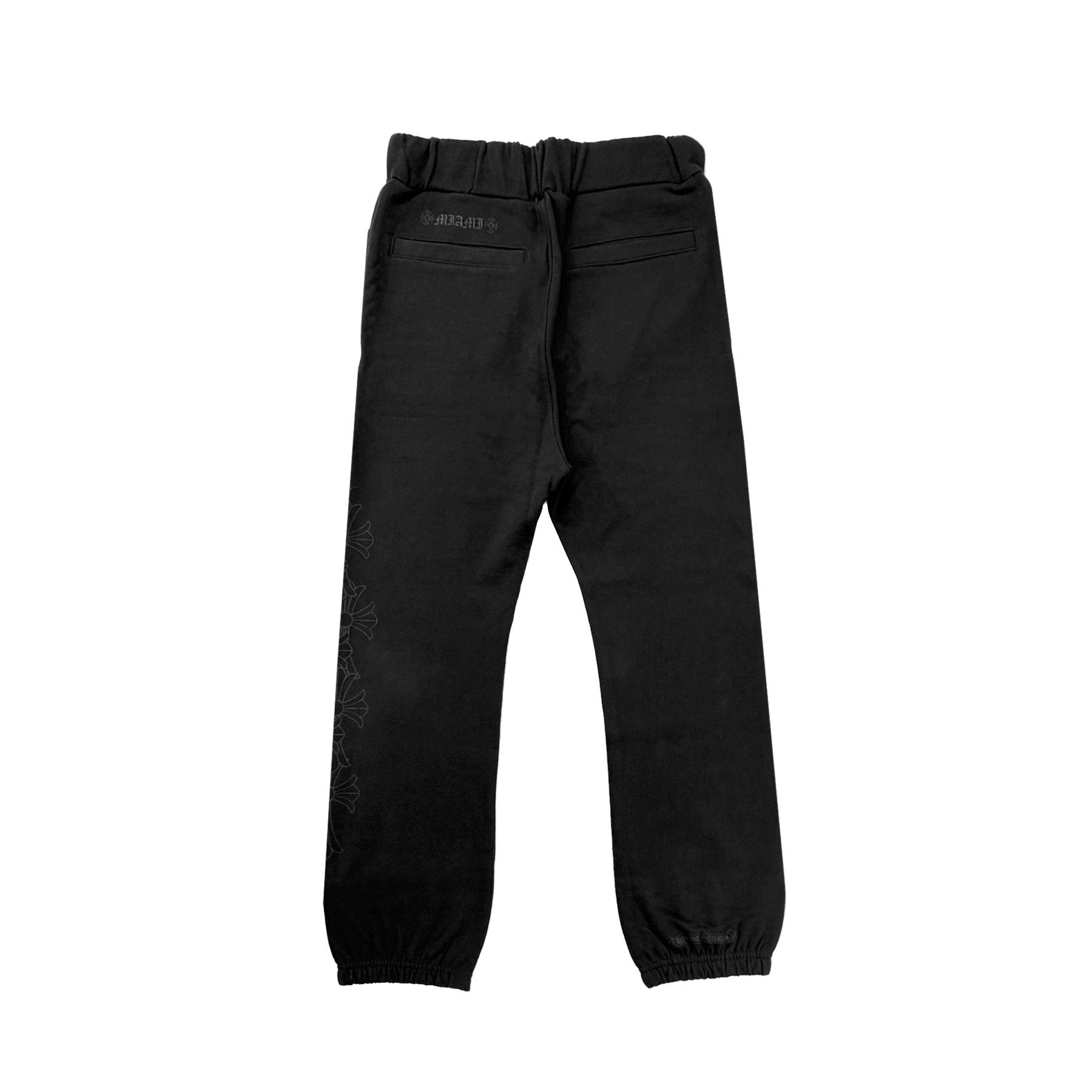 Chrome Hearts Chrome Hearts Miami Black Script Cross Sweatpants Size 24" / US 00 / IT 34 - 2 Thumbnail