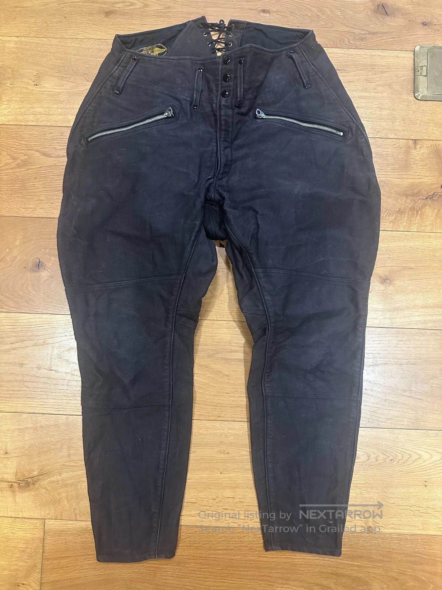 Freewheelers Freewheelers Zip-Up Riding Pants. Size US 34 / EU 50 - 1 Thumbnail