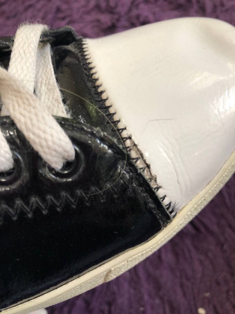 Dolce & Gabbana DOLCE GABBANA Black White Lace Up Shoes Sneakers Sporty Size US 8.5 / IT 38.5 - 18 Thumbnail