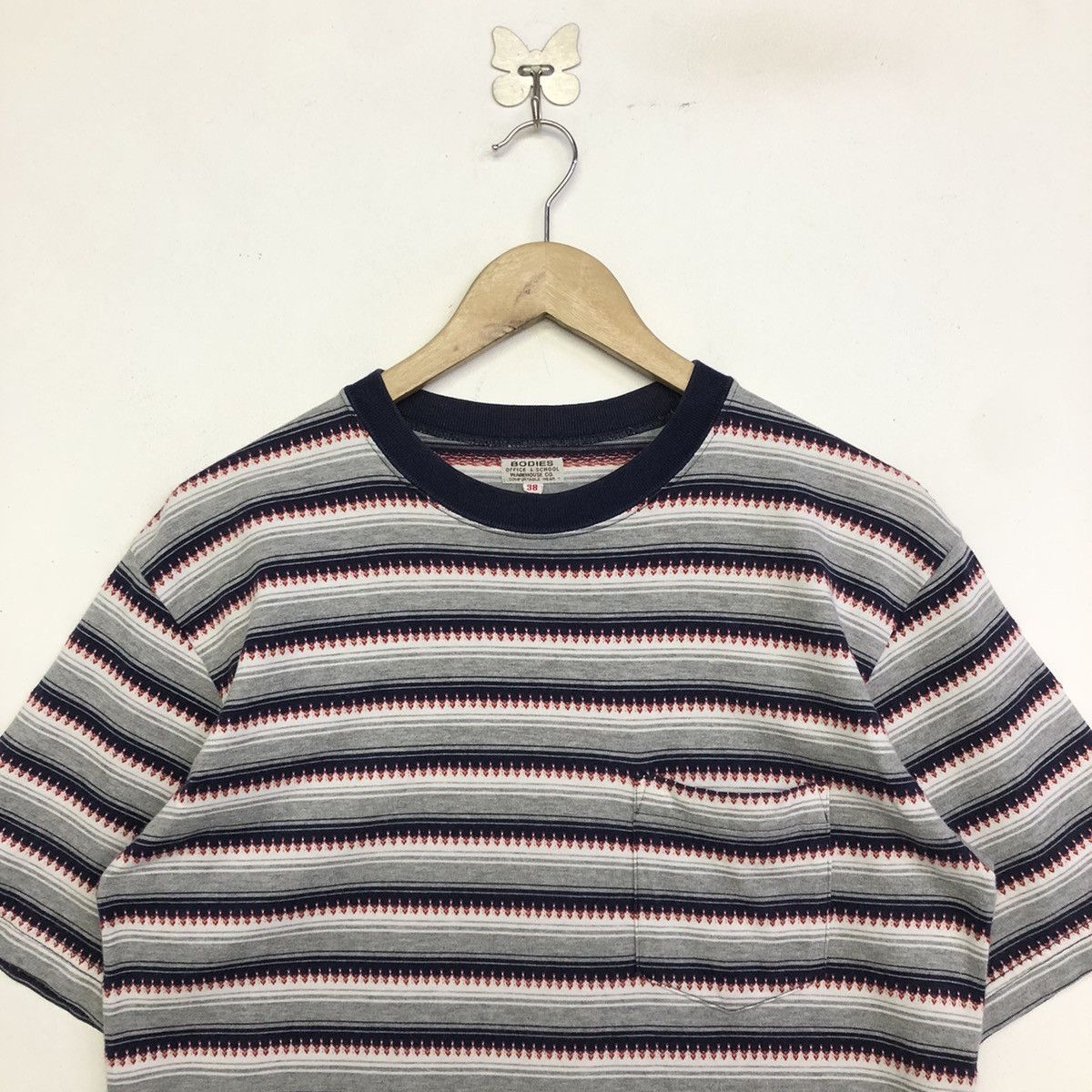 Warehouse & Co. Warehouse & Co Bodies Stripe American Motive Tshirt Size US M / EU 48-50 / 2 - 2 Thumbnail