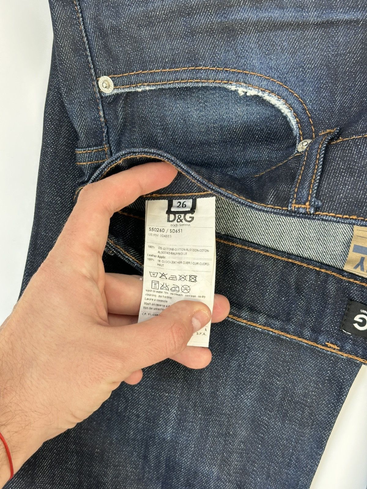 Dolce & Gabbana Flared Dolce&Gabbana Y2K Denim Jeans 26 Size Size 26" / US 2 / IT 38 - 13 Thumbnail