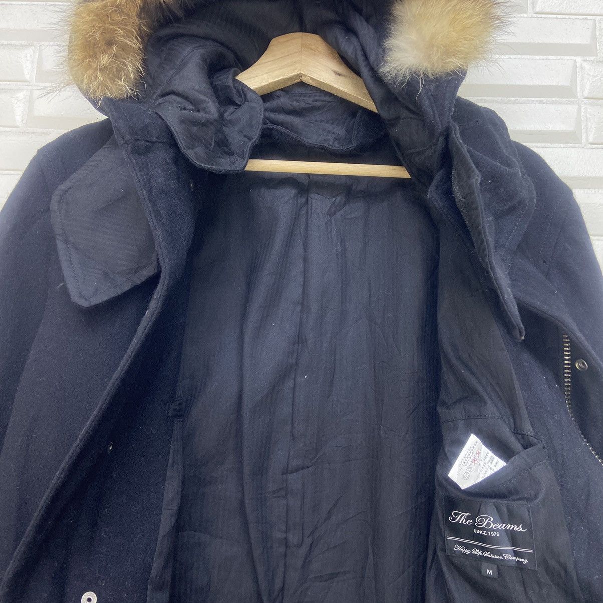 Beams Plus The Beams Vietnam Raccoon Fur Wool Jacket Parka Size US S / EU 44-46 / 1 - 16 Thumbnail