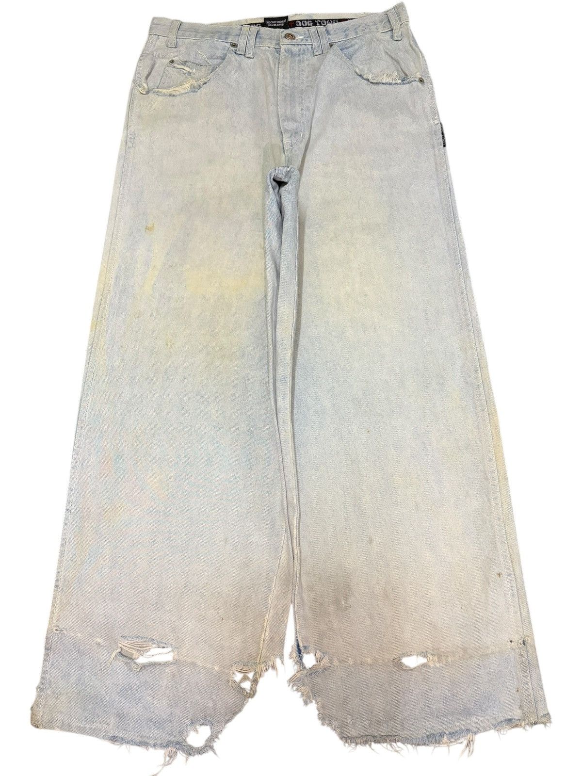 Dogtown Vintage Dog Town Skate Distressed Baggy Jeans Size US 33 - 1 Thumbnail