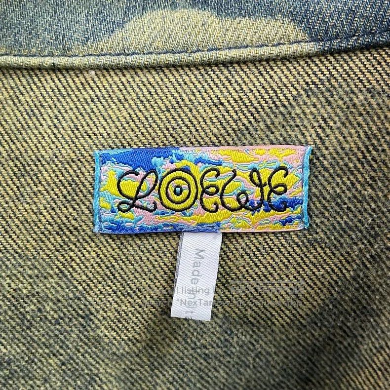 Loewe Loewe Blue-green camouflage mixed denim jacket Size US M / EU 48-50 / 2 - 3 Thumbnail