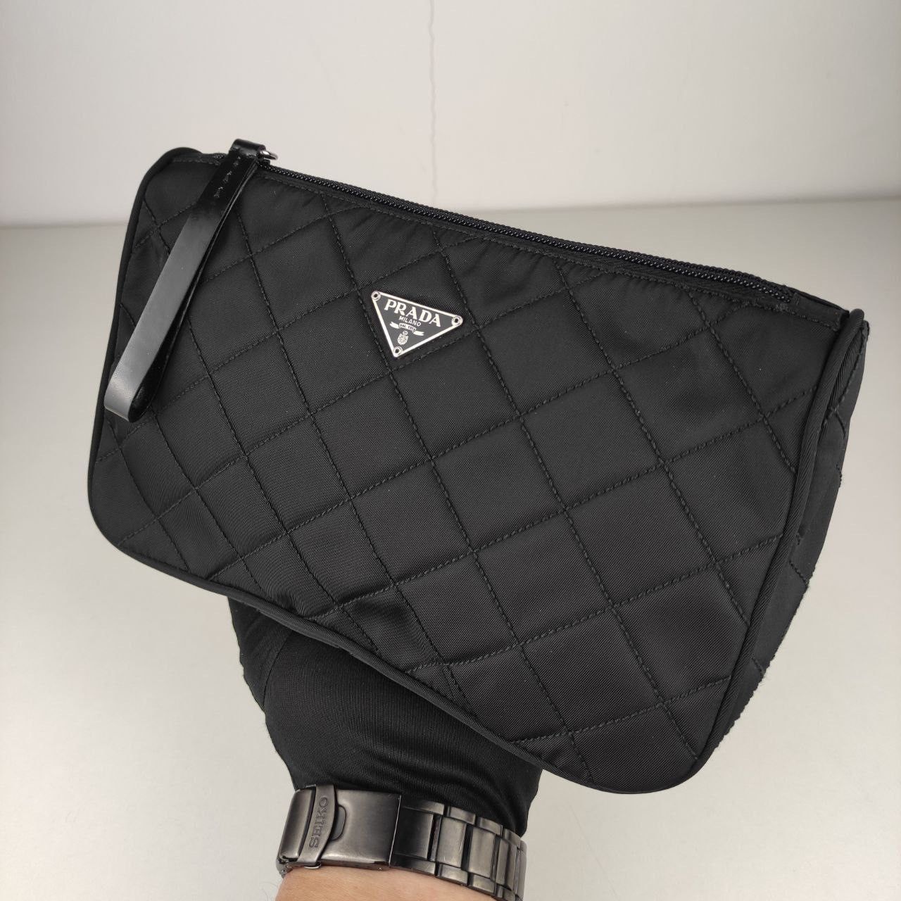 Prada Quilted Clutch Bag