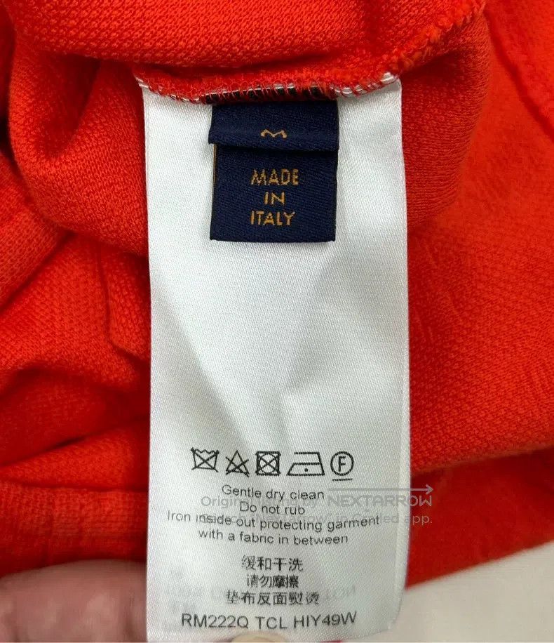 Louis Vuitton Louis Vuitton Orange dark print full logo pocket short sle Size US M / EU 48-50 / 2 - 4 Thumbnail