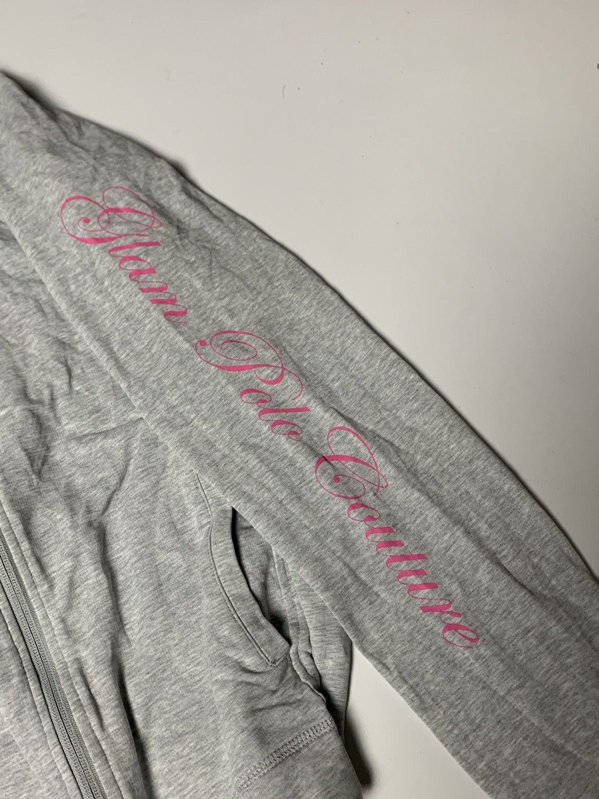 If Six Was Nine × Vintage VINTAGE Y2K GLAMOUR ZIP HOODIE Size L / US 10 / IT 46 - 3 Thumbnail
