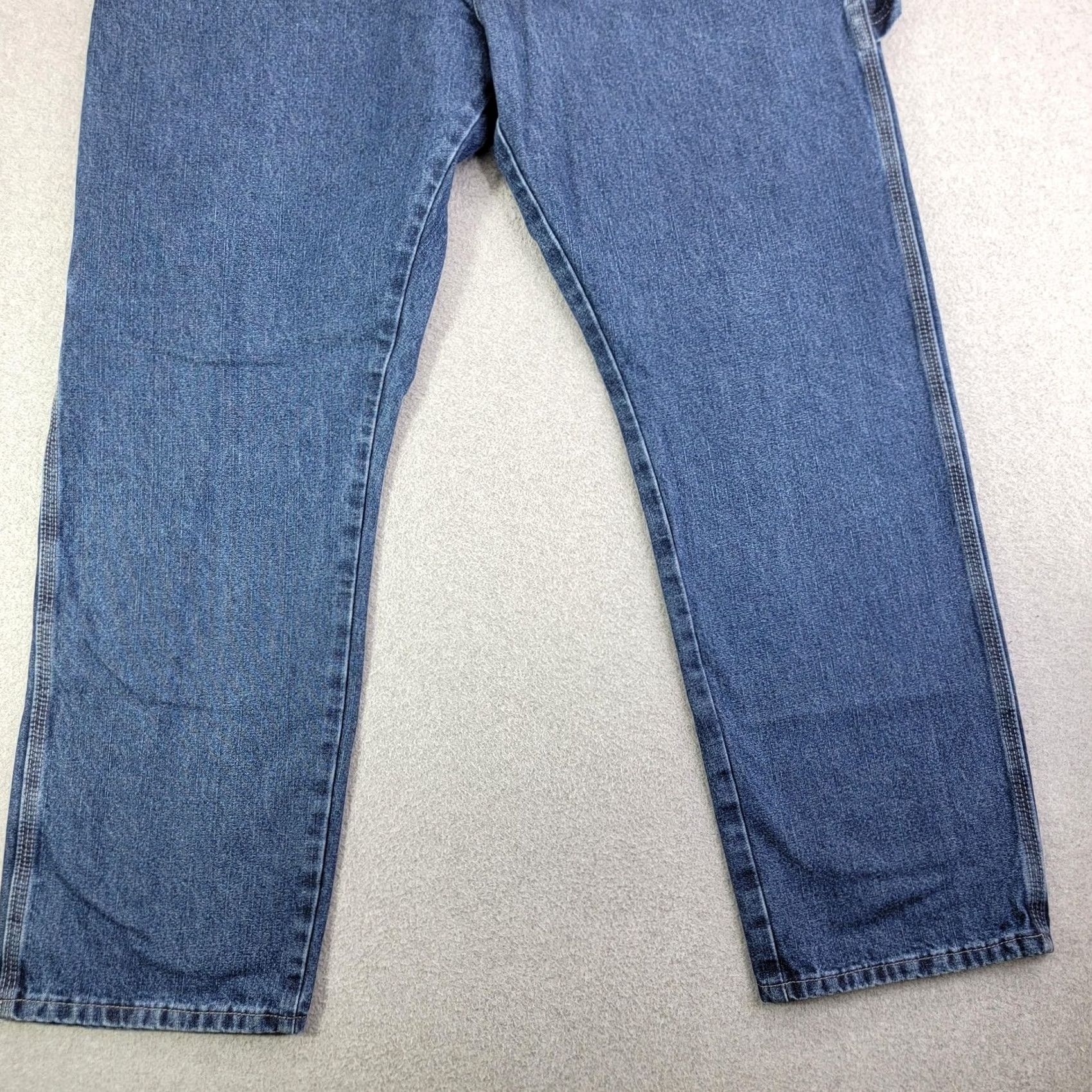 Wrangler Wrangler Jeans Mens 38x32 Denim Blue Carpenter Straight Leg Workwear Relaxed Fit 1094LSWDV Size US 38 / EU 54 - 2 Thumbnail