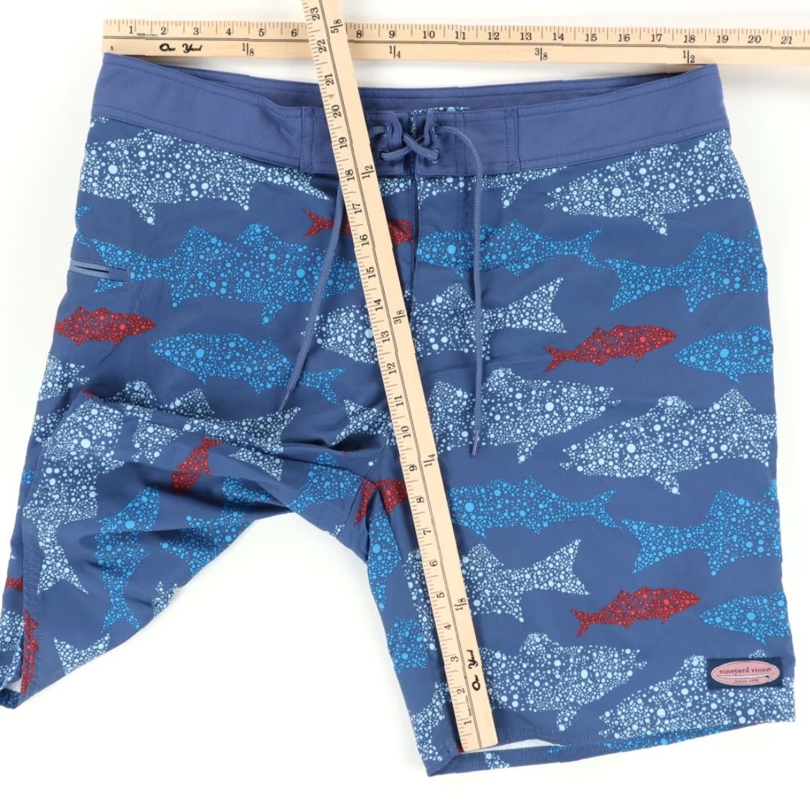 Vineyard Vines Vineyard Vines Fish Print Board Shorts Blue All Over Print Men's 36 Size US 36 / EU 52 - 3 Thumbnail