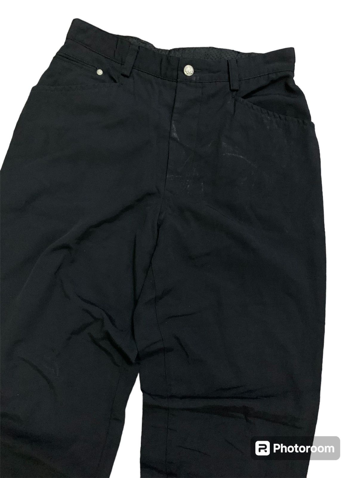 Iceberg Vintage Iceberg Italy Casual Black Pant Size US 29 - 2 Thumbnail