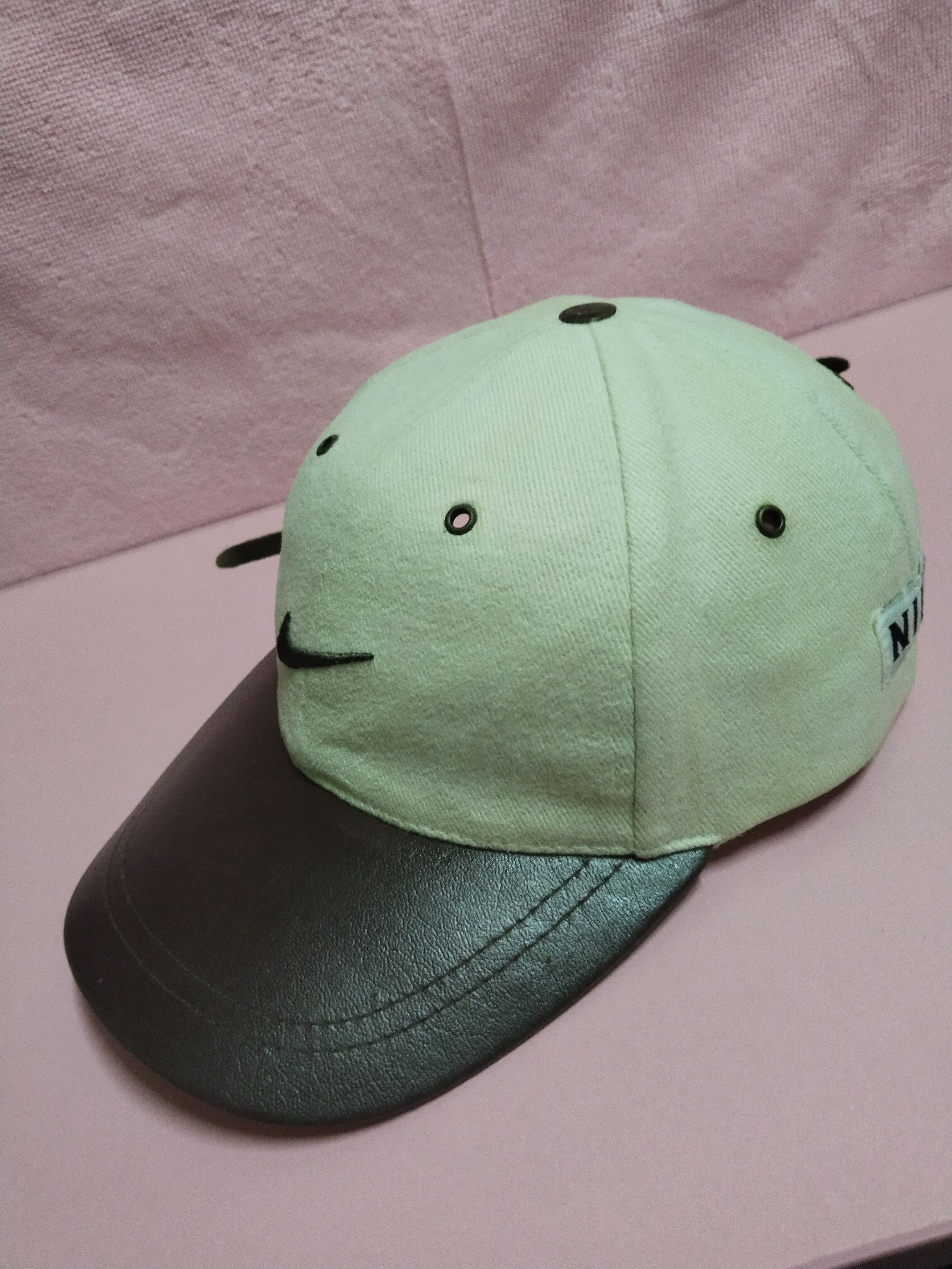 Nike VINTAGE NIKE 90s LEATHER BRIM AND LOWER CROWN HAT Size ONE SIZE - 3 Thumbnail